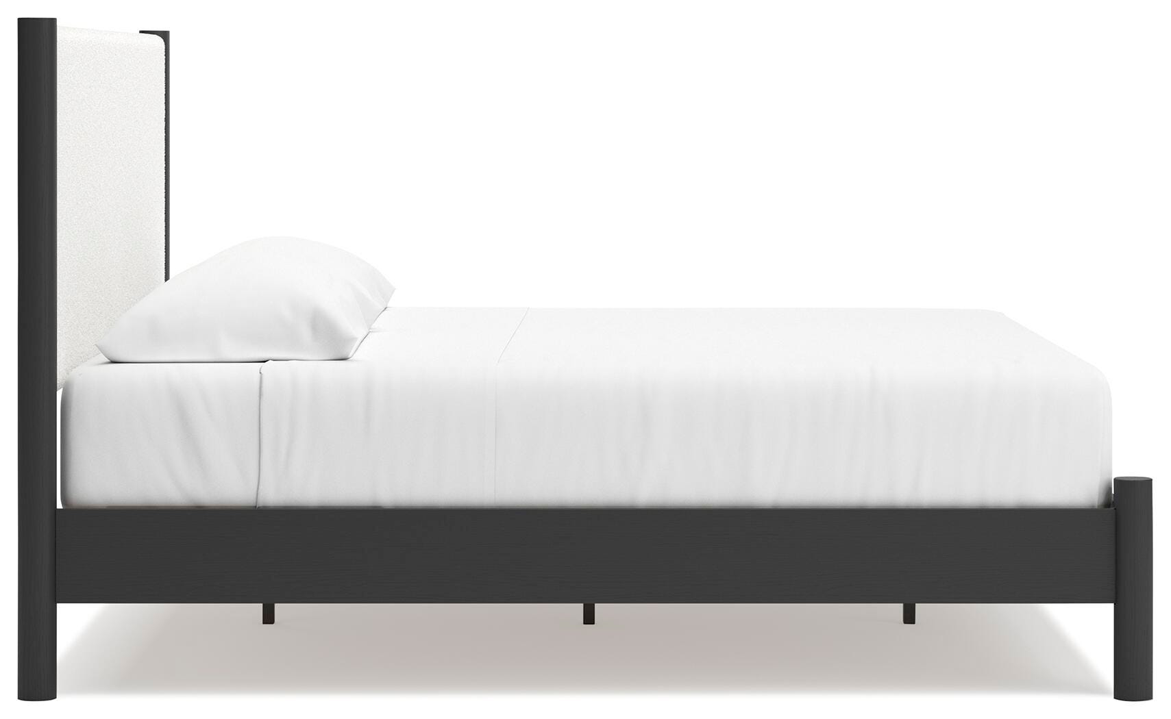Cadmori King Cama de panel tapizada, cómoda y espejo - image 14