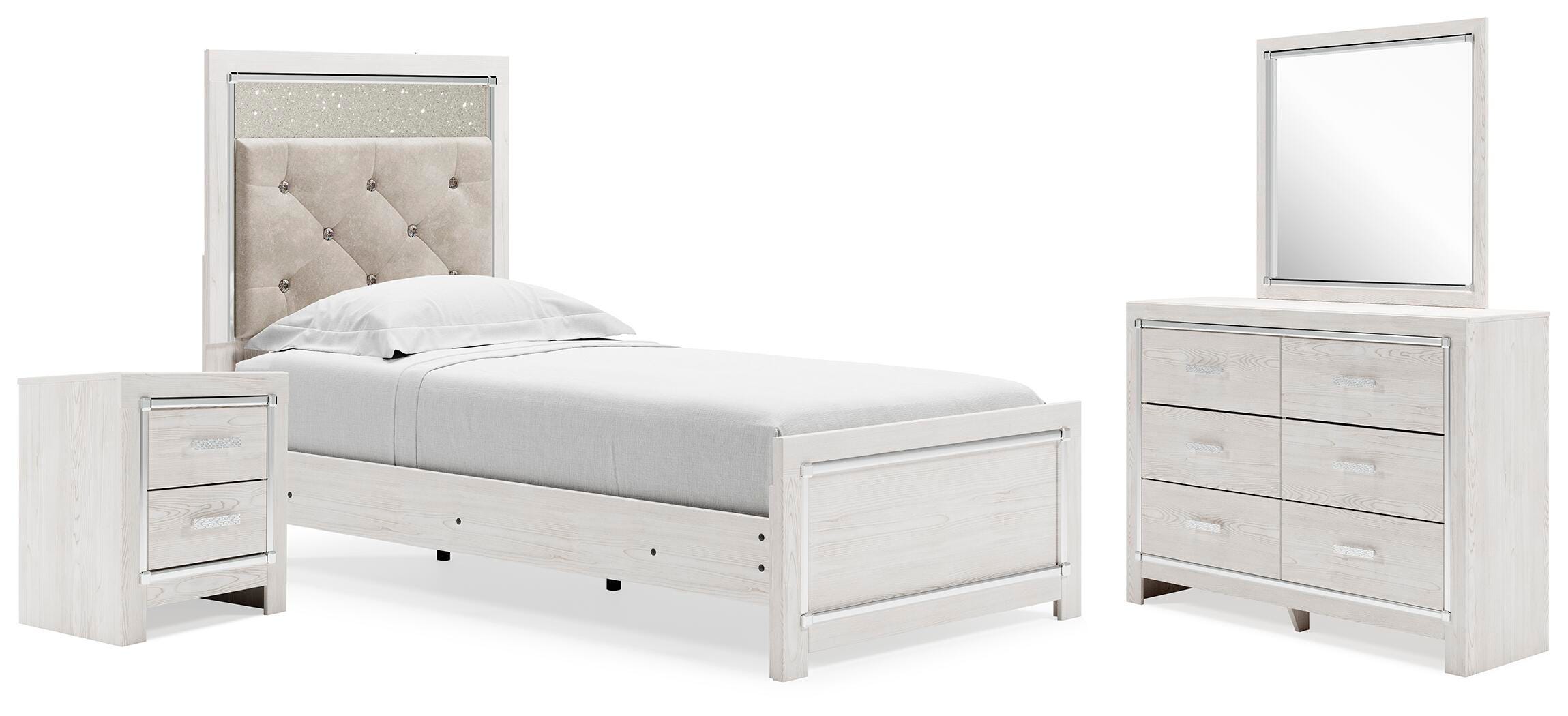 Altyra Twin Panel Bed, Dresser, Mirror and Nightstand - image 1