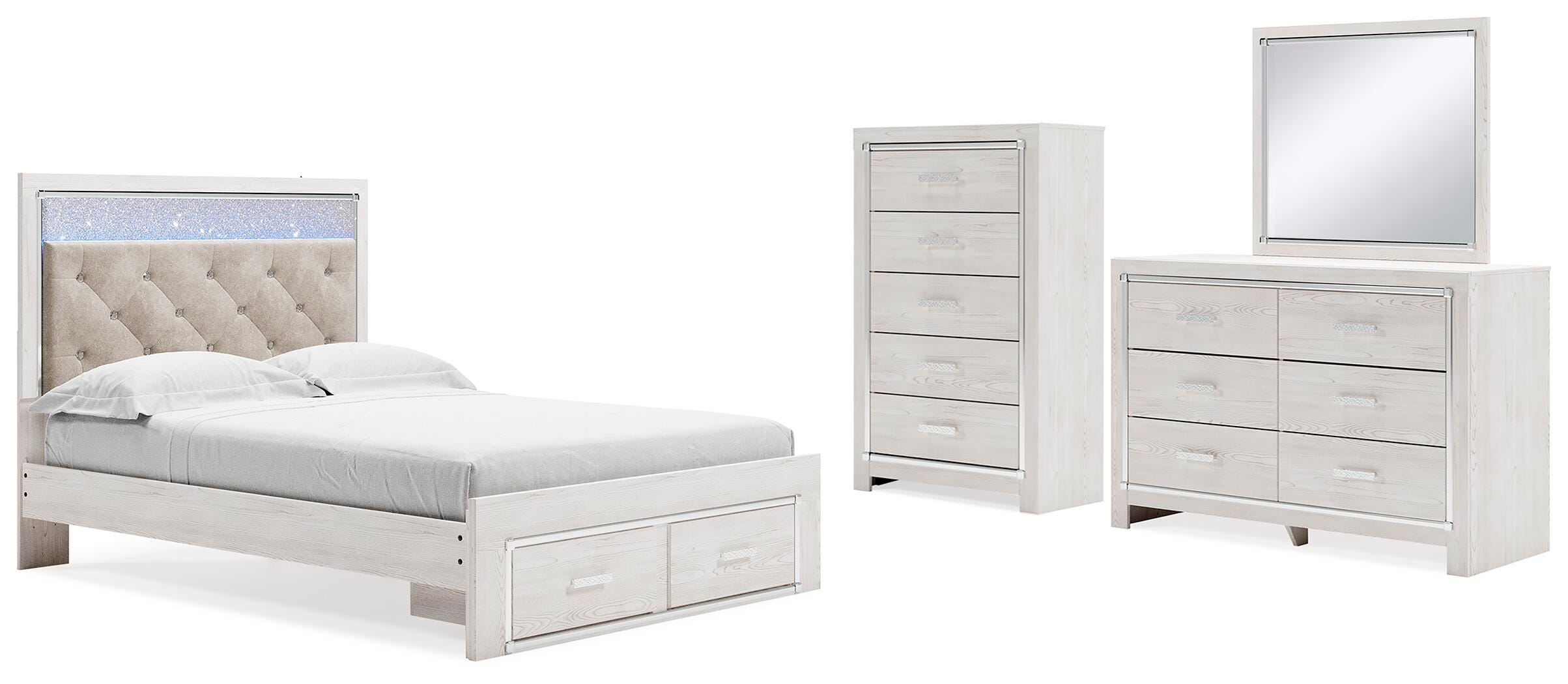 Altyra Queen Panel Storage Bed, Dresser, Mirror and Chest - image 1