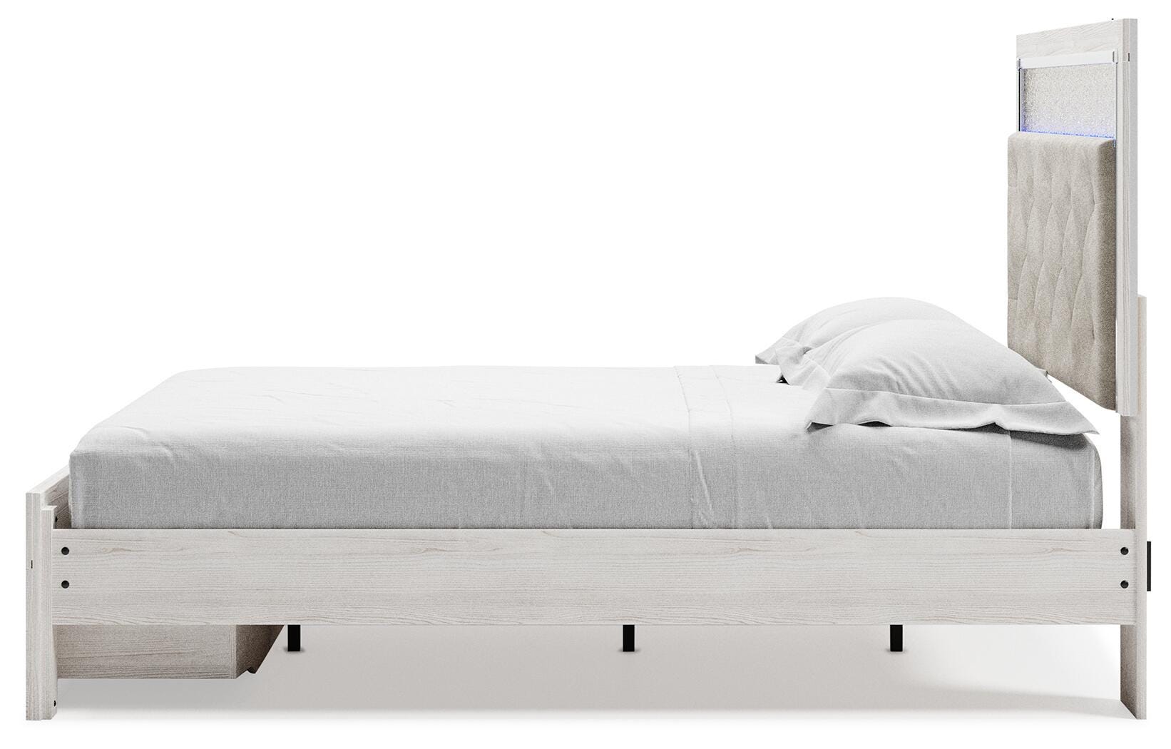 Cama de almacenaje Altyra Queen, Tocador con espejo, Cajonera y 2 Mesitas de noche - image 22