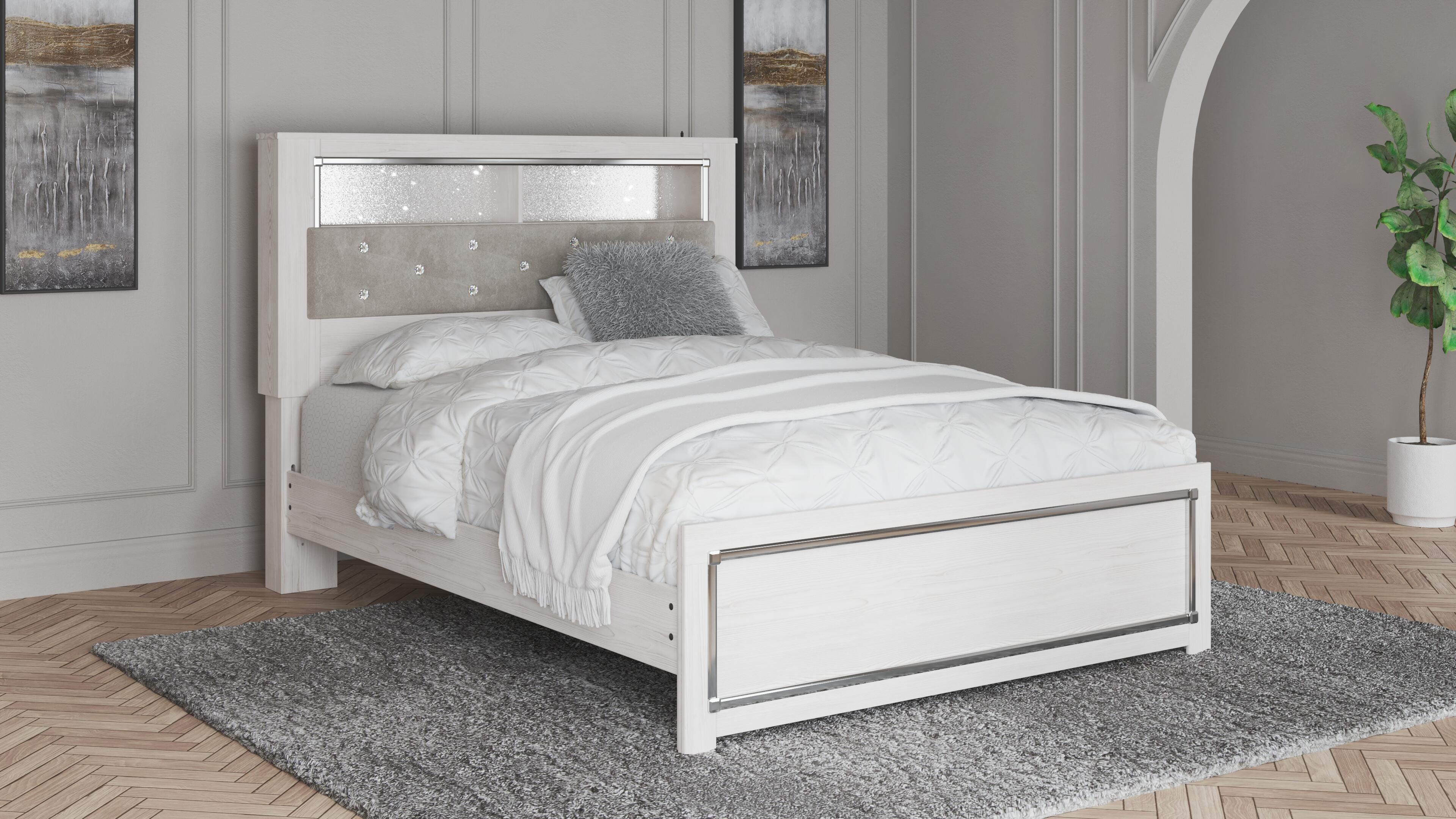 Cama Altyra Queen Panel Bookcase - image 2