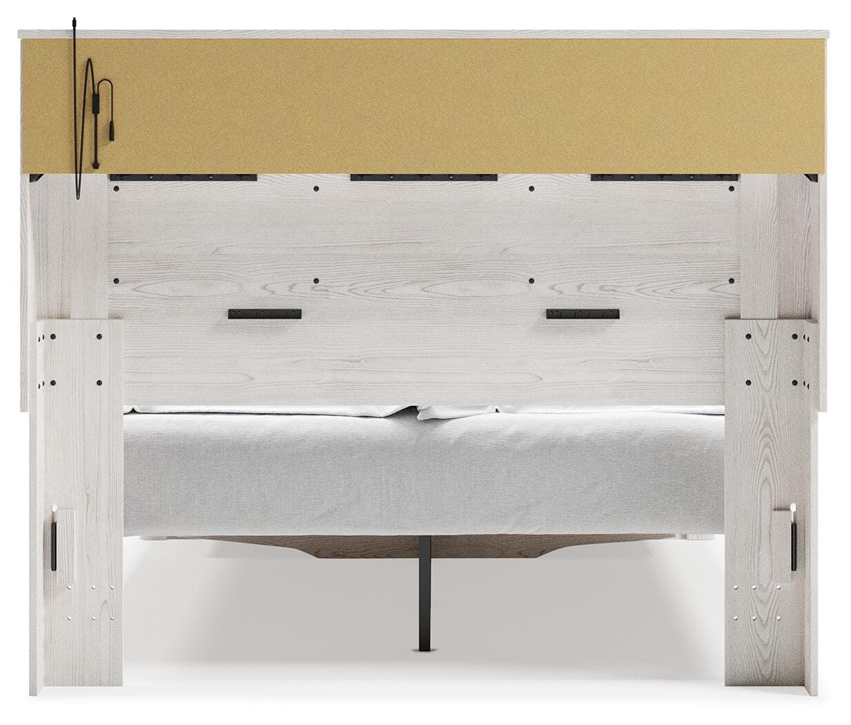 Altyra Queen Upholstered Bookcase Bed with Storage - image 6