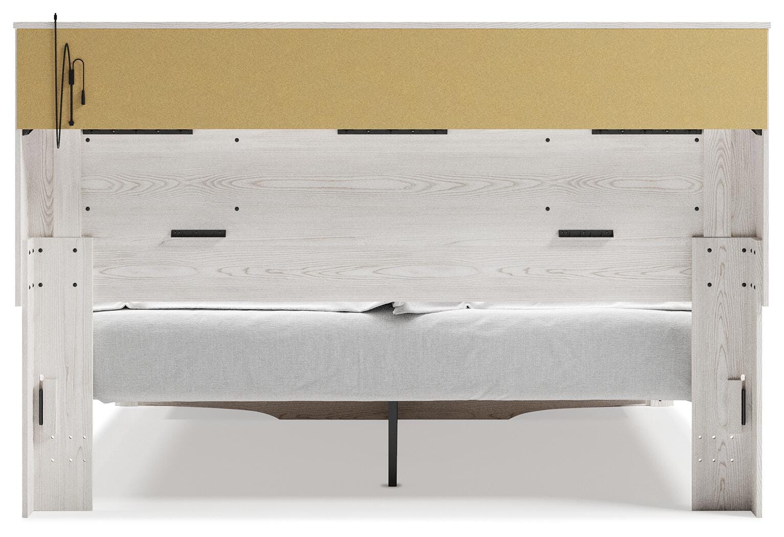 Altyra King Upholstered Bookcase Bed with Storage - image 6