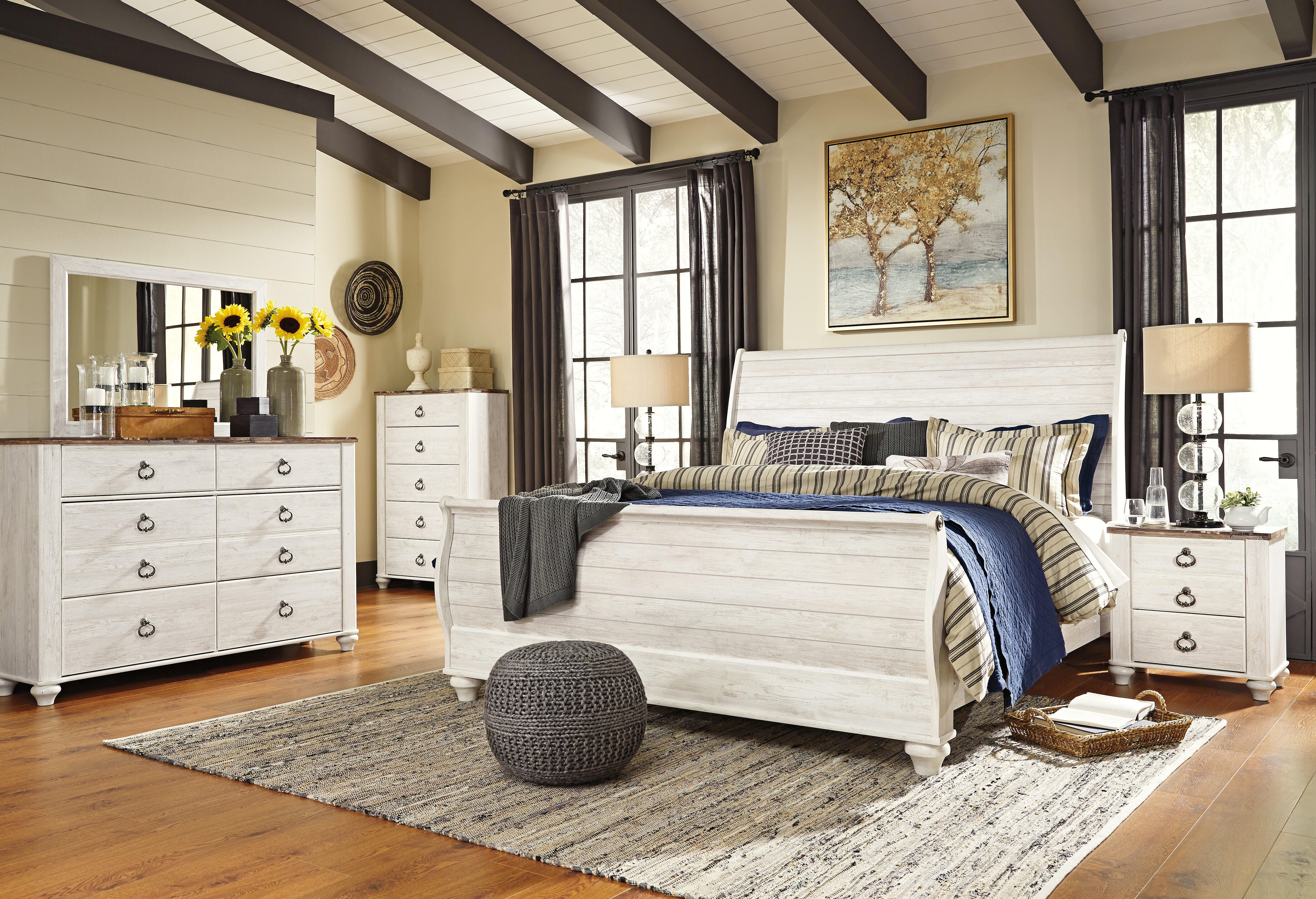 Willowton Queen Sleigh Bed - image 6
