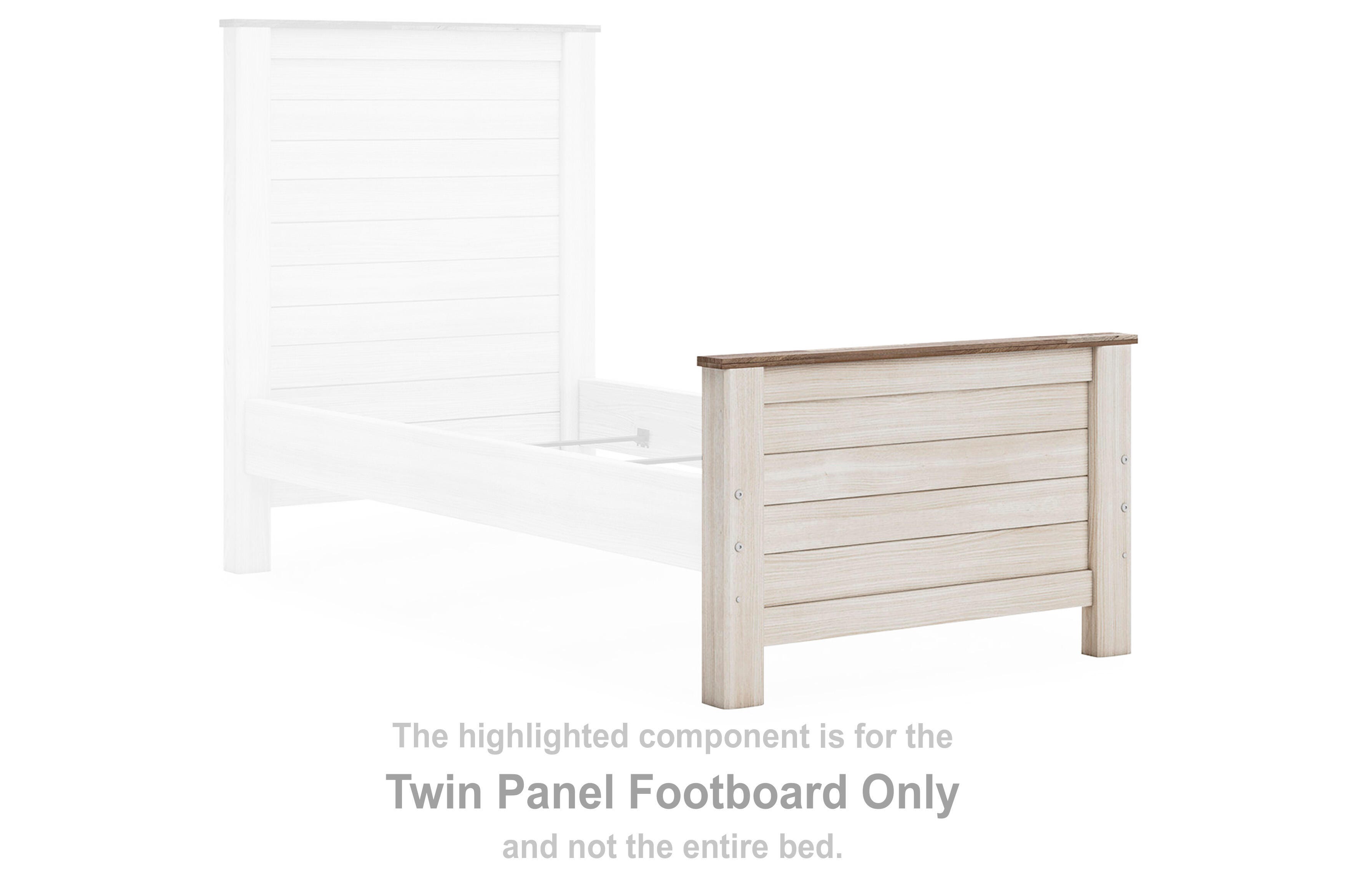 Willowton Twin Panel Footboard