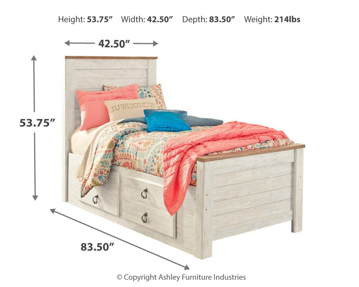 Willowton Dimensions