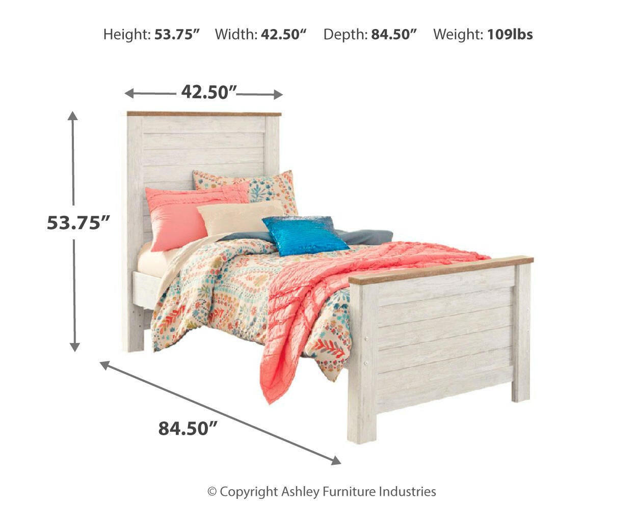 Willowton Dimensions