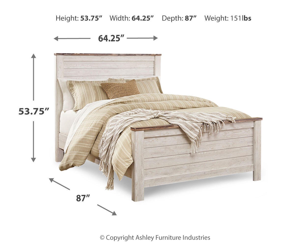 Willowton Dimensions
