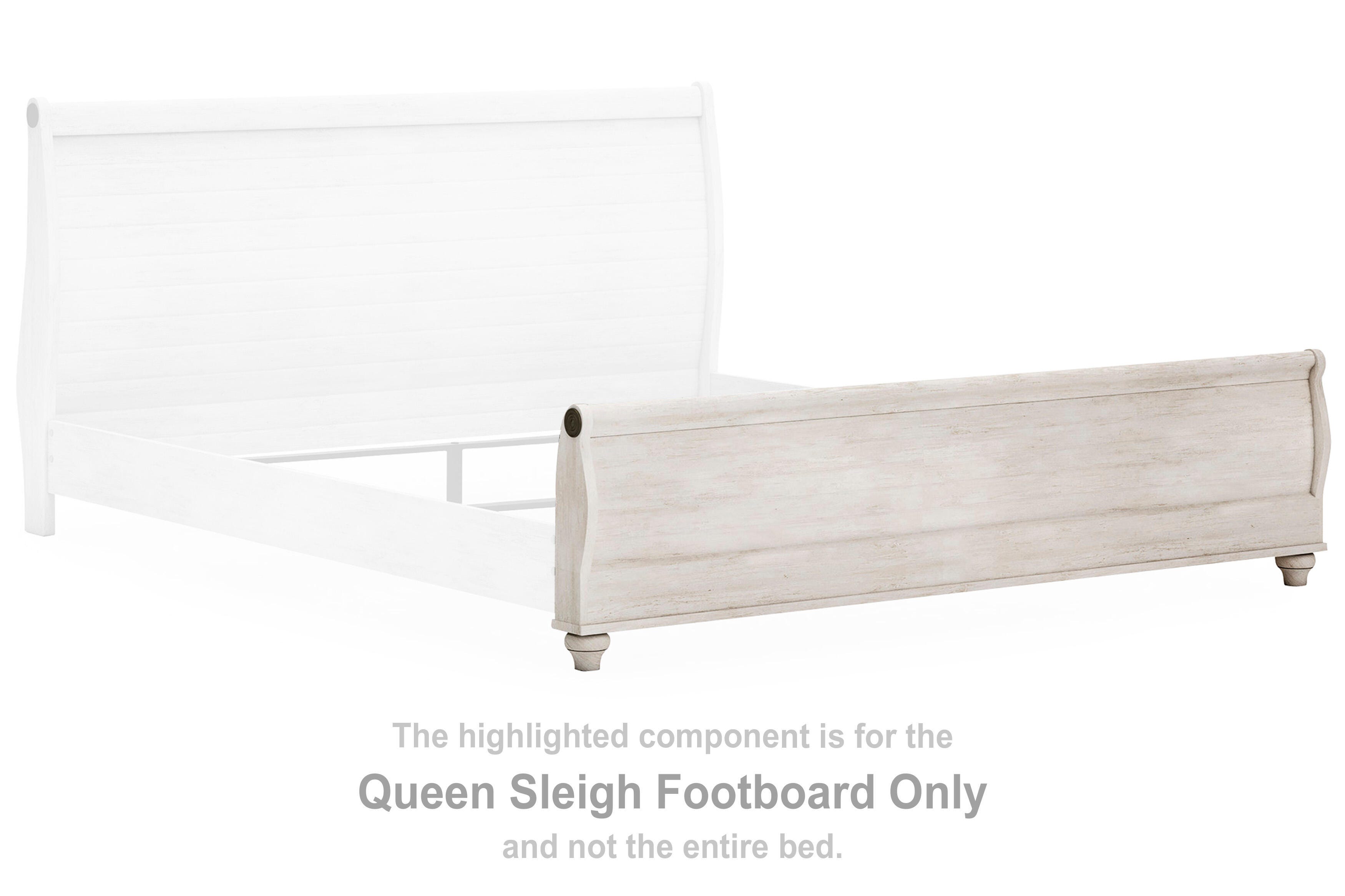 Willowton Queen Sleigh Footboard