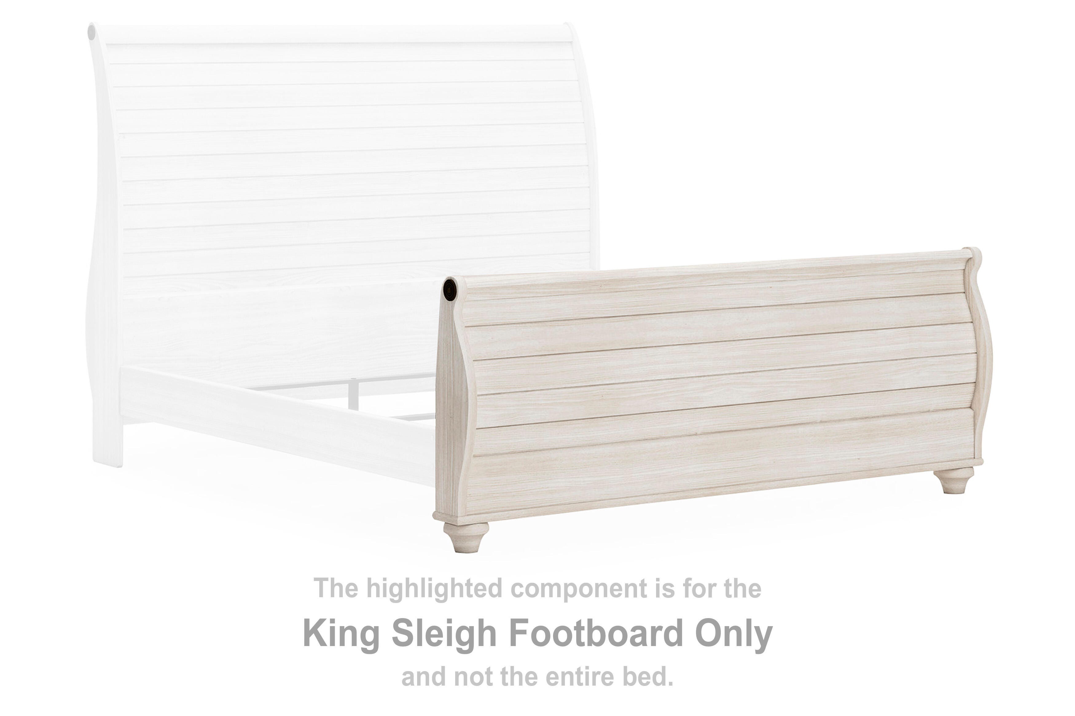 Willowton King Sleigh Footboard, , large