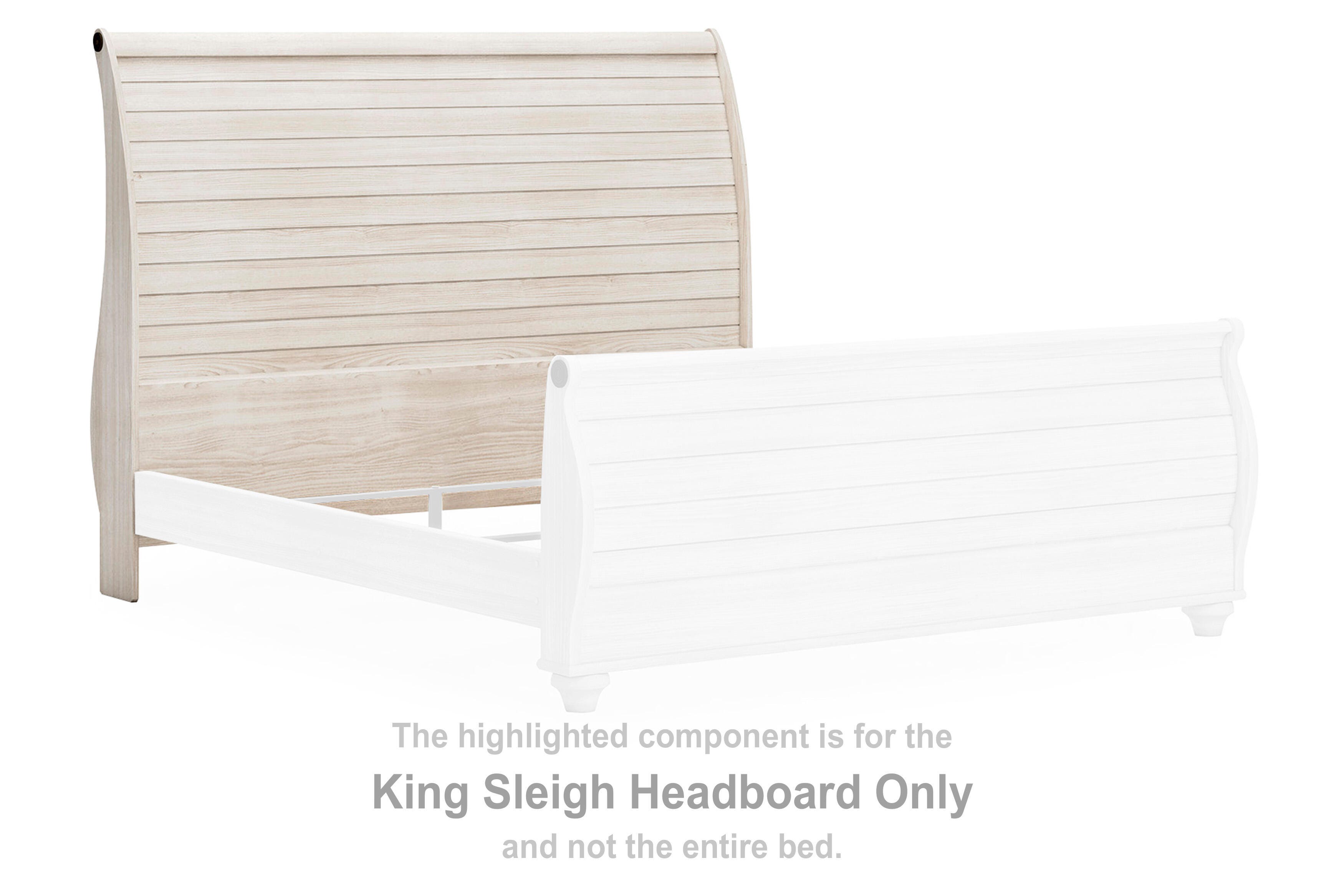 Willowton King Sleigh Headboard