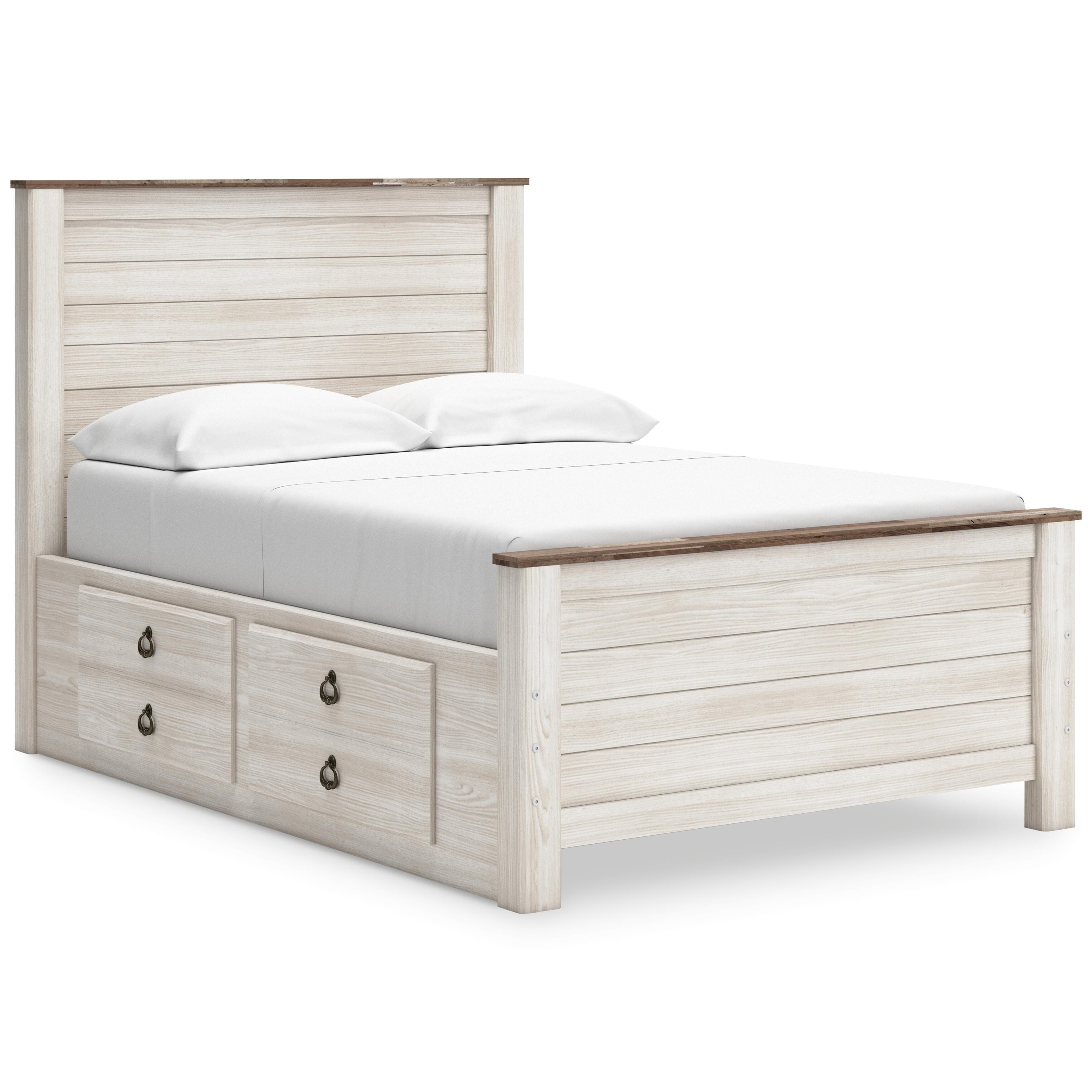 Willowton Full Panel Bed with 2 Storage Drawers - image 2