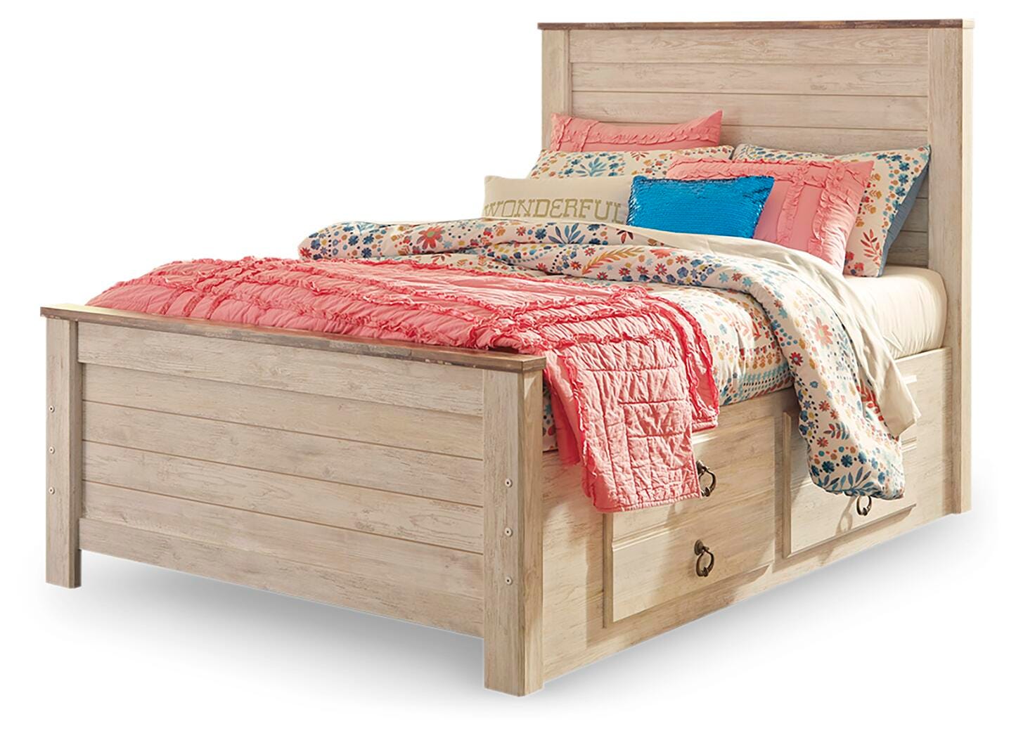 Willowton Full Panel Bed with 2 Storage Drawers - image 4