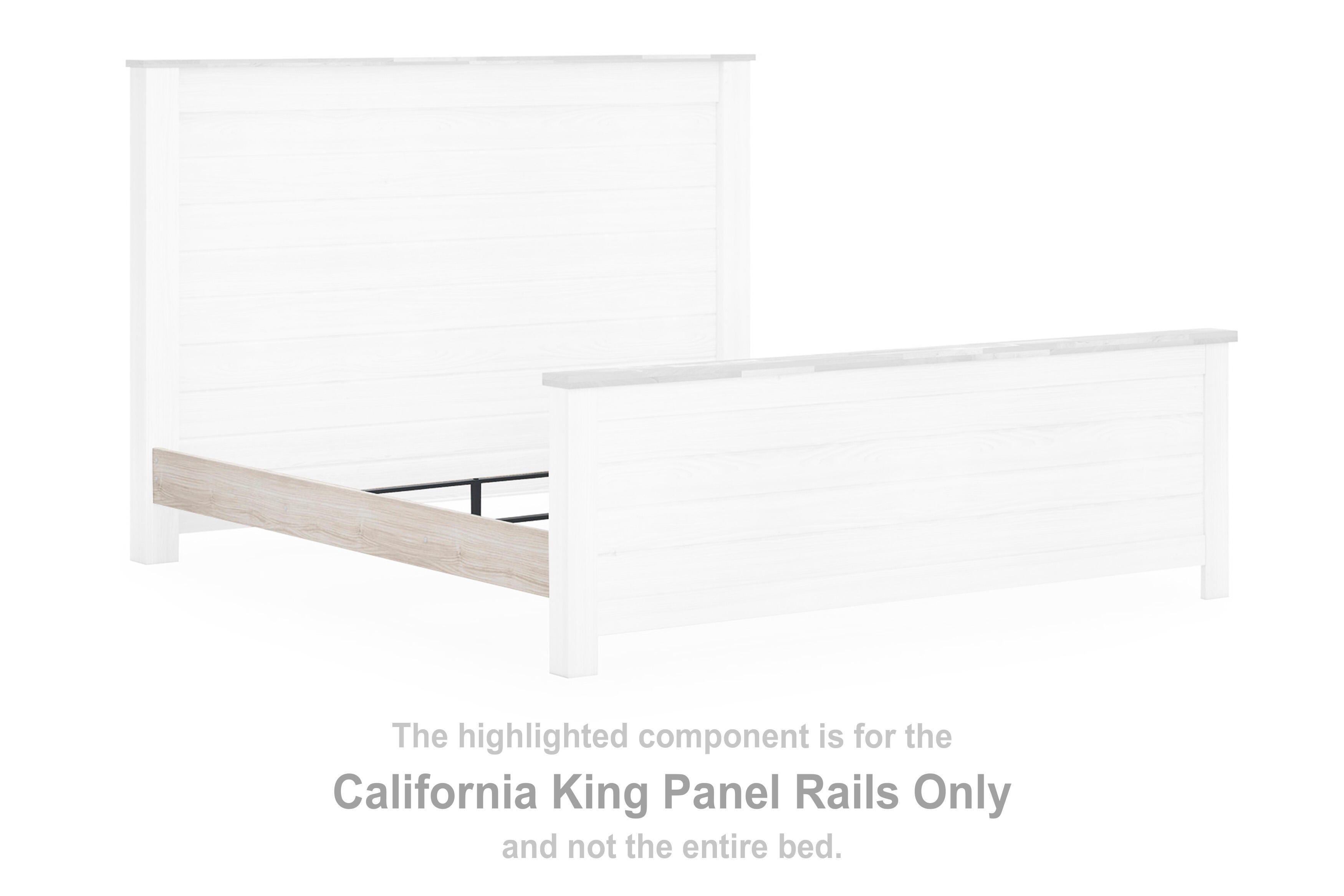 Willowton California King Panel Rails