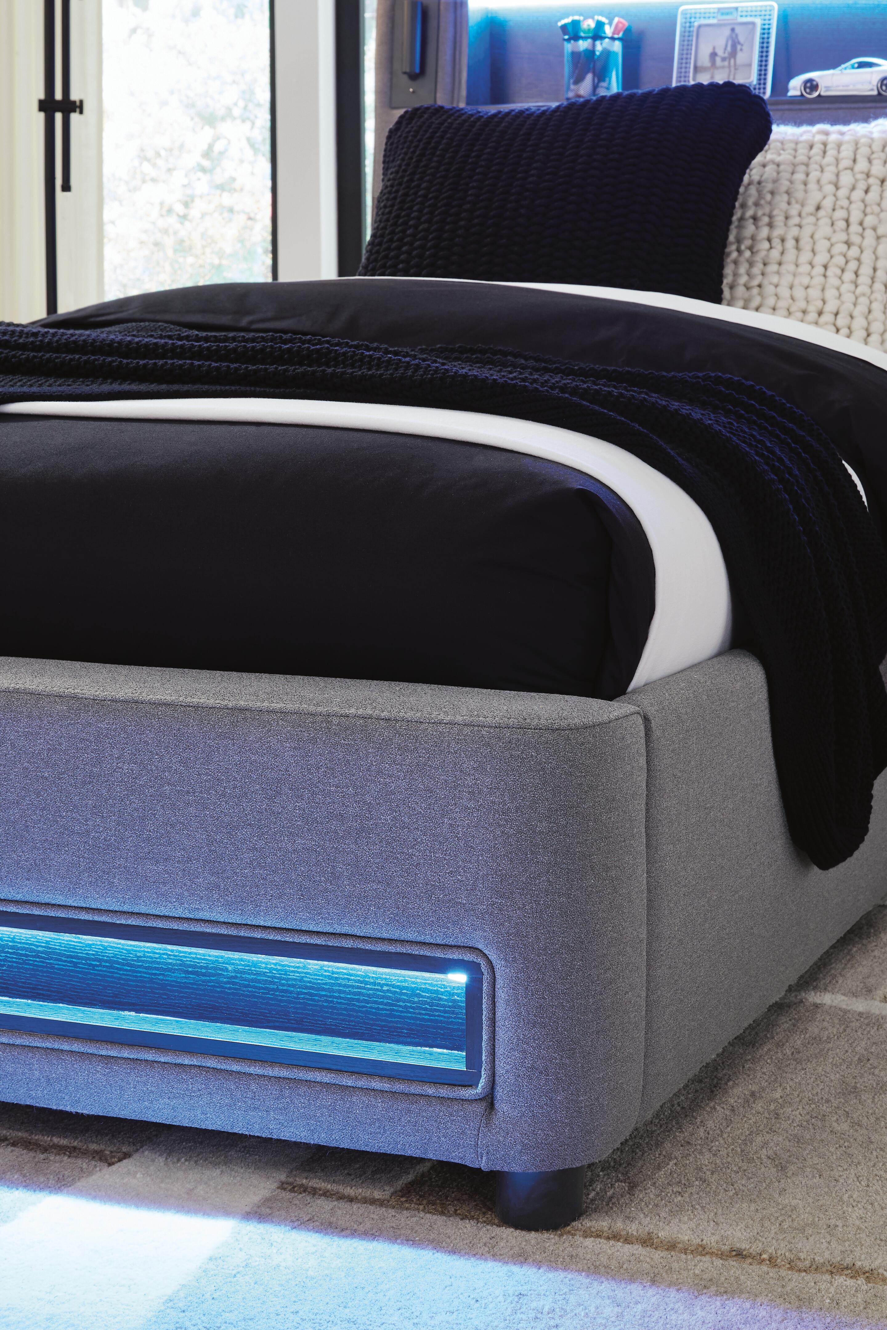 Cayberry Twin Upholstered Bed - image 16