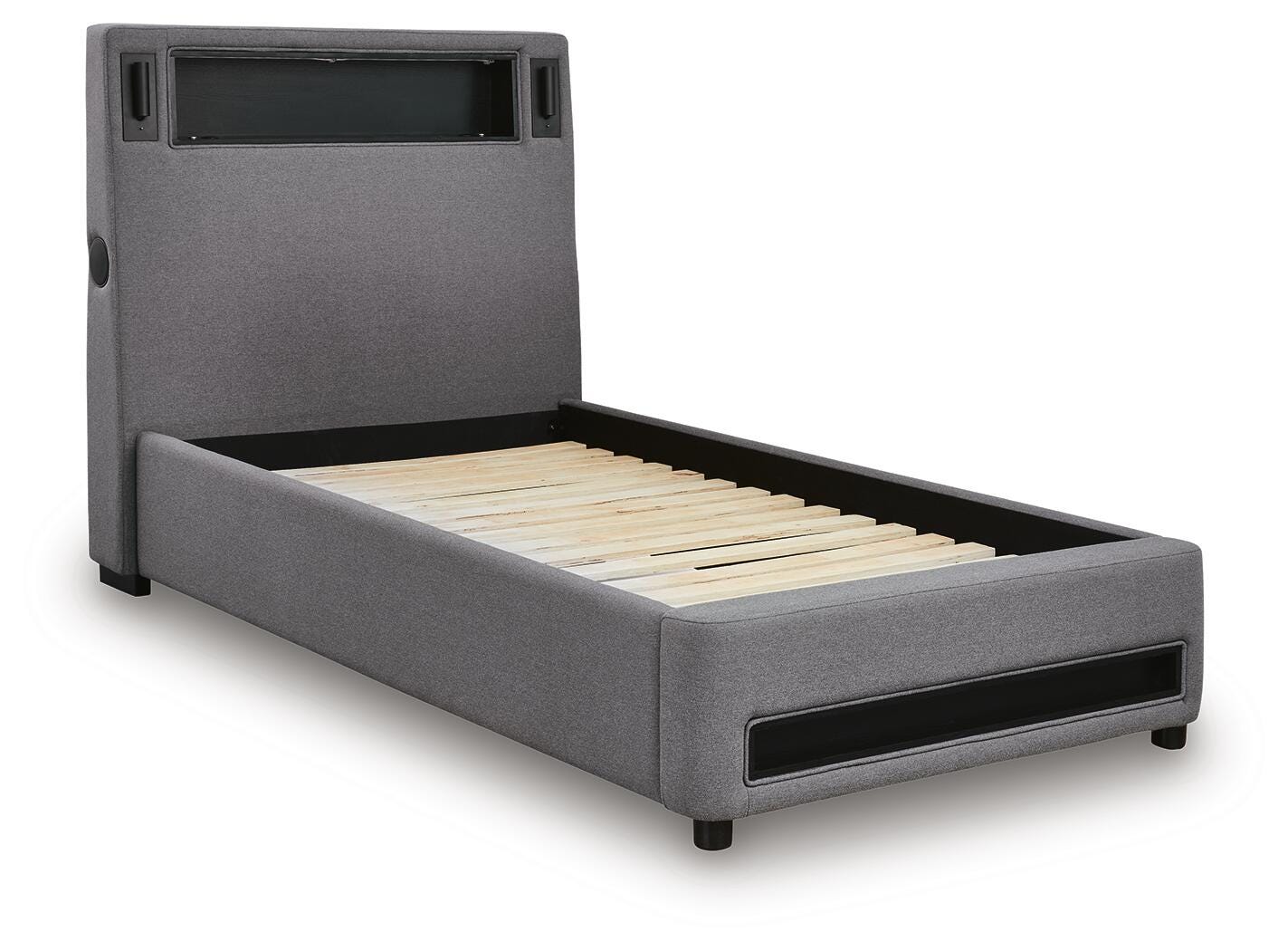 Cayberry Twin Upholstered Bed - image 3
