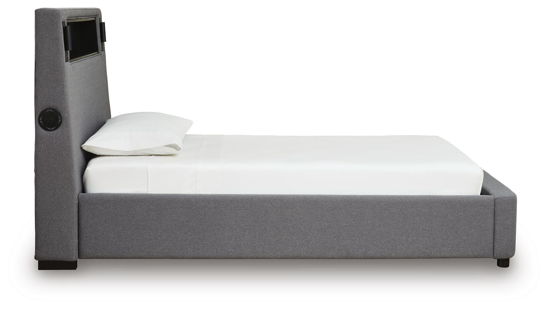 Cayberry Twin Upholstered Bed - image 5
