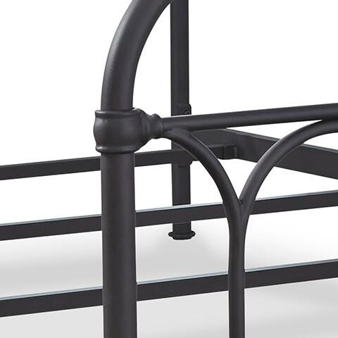 Nashburg Twin Metal Bed, Black, large
