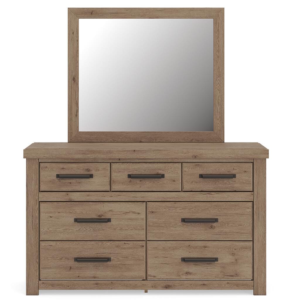 Oliandon Dresser and Mirror