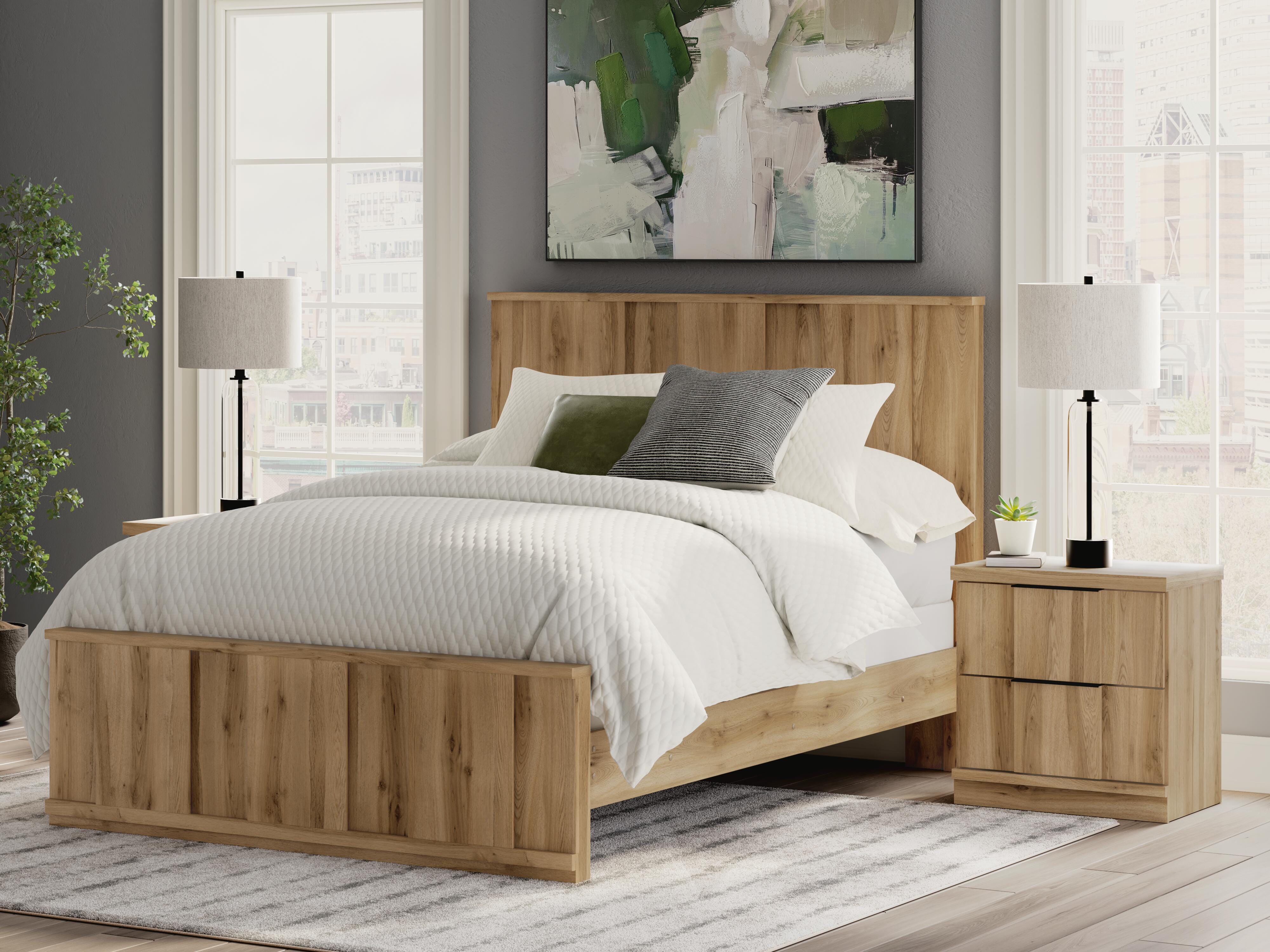 Rowden Queen Panel Bed - image 1
