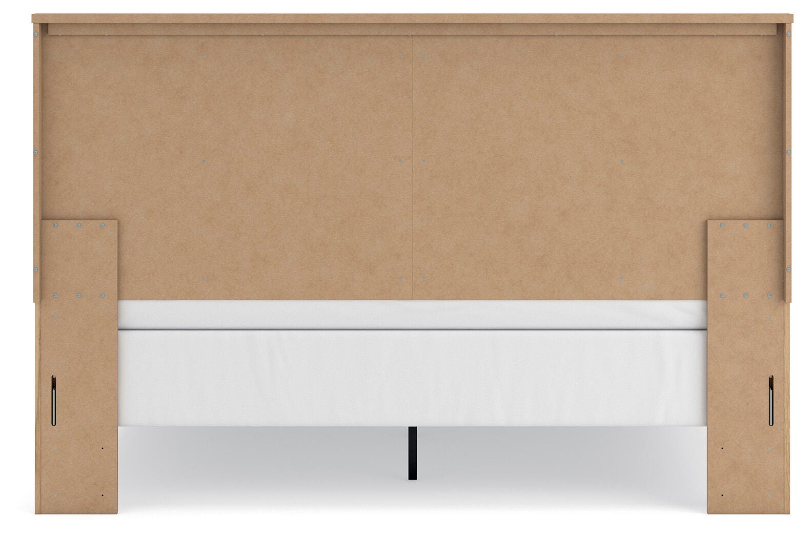 Rowden King Panel Bed, Warm Brown, large