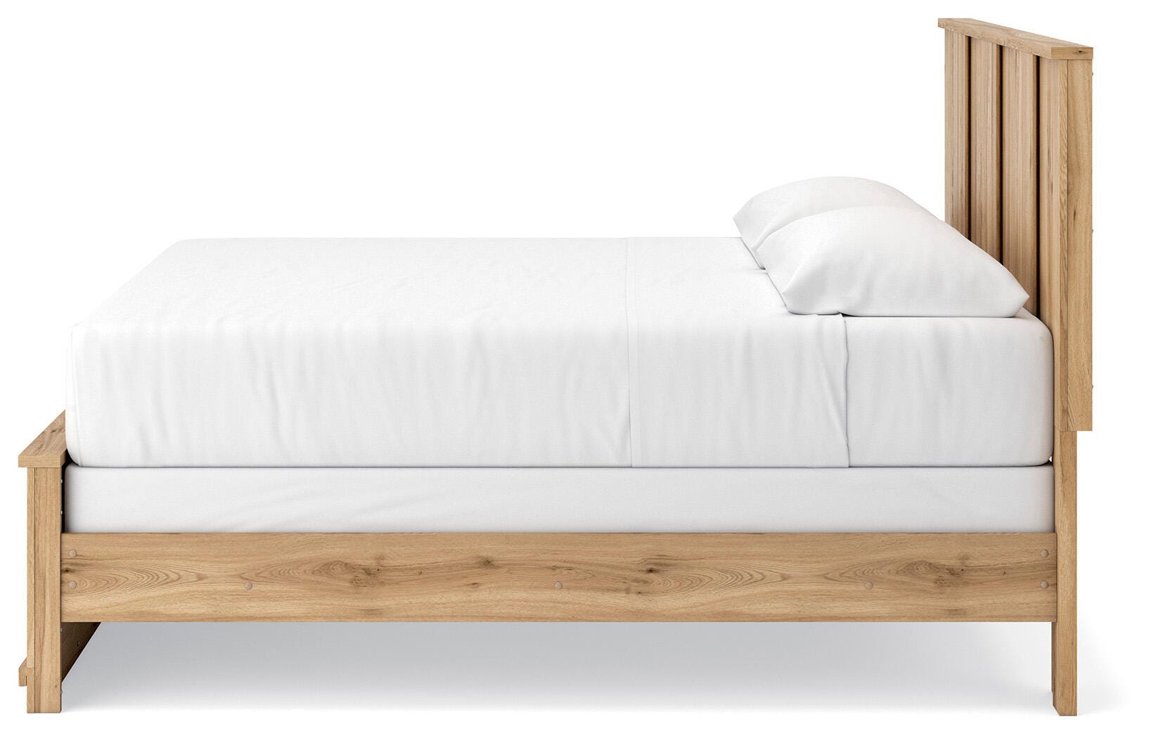 Rowden King Panel Bed, Warm Brown, large
