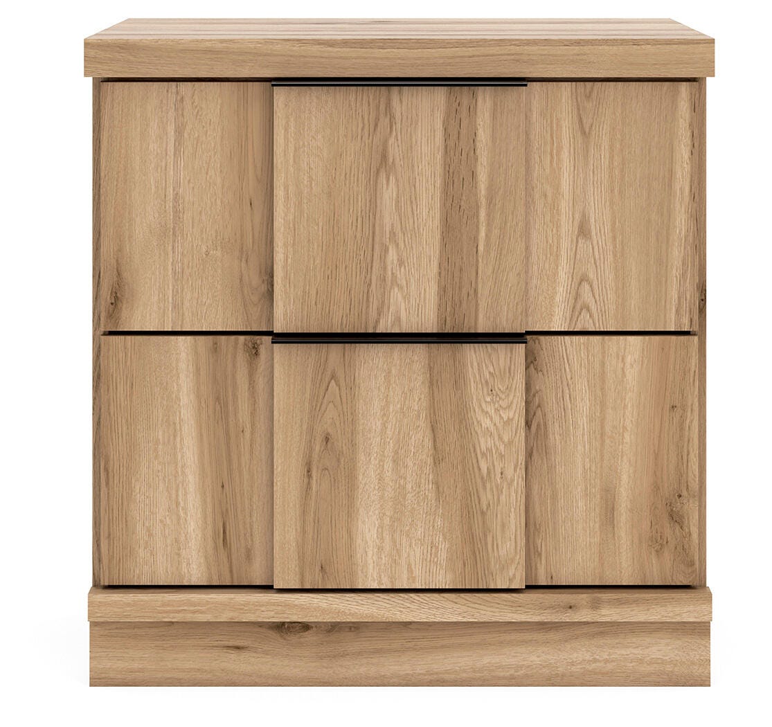 Jadiston Nightstand, Warm Brown, large