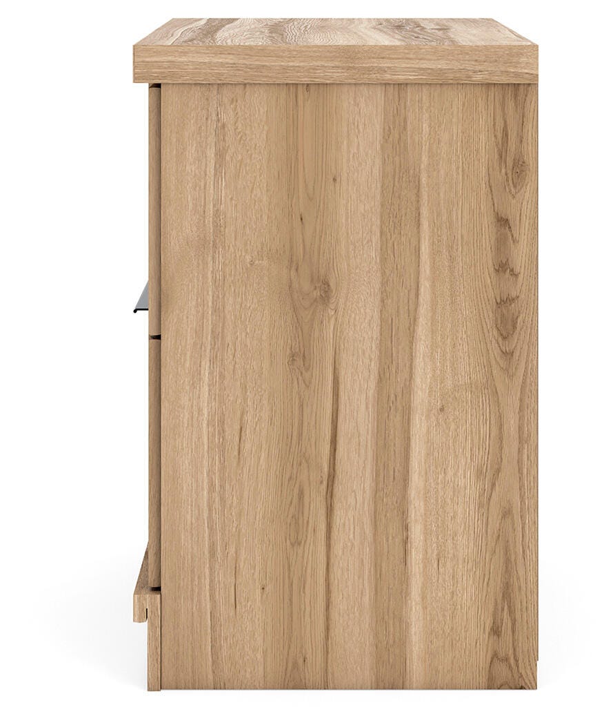 Jadiston Nightstand, Warm Brown, large