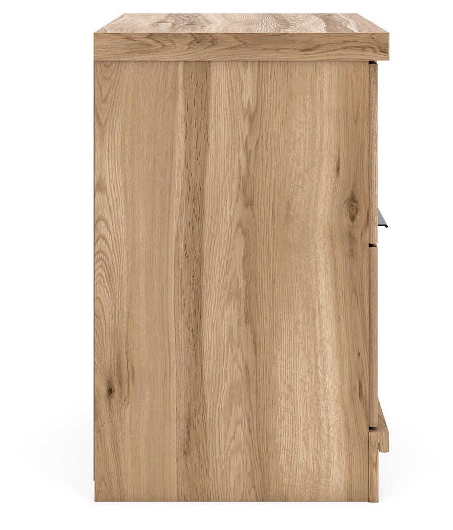 Jadiston Nightstand, Warm Brown, large