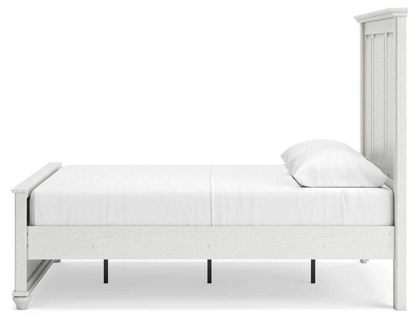 Grantoni Queen Panel Bed, White, large