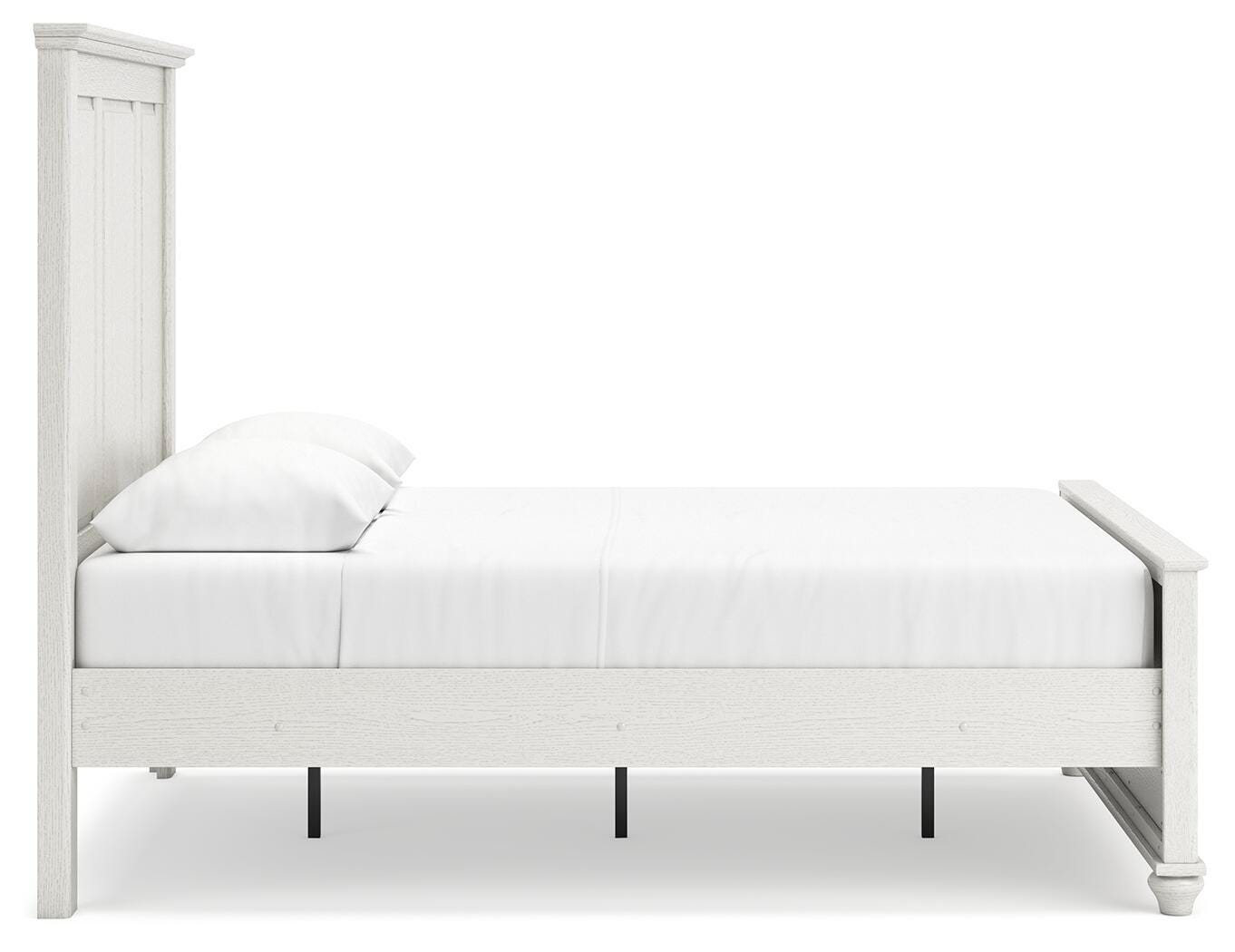 Grantoni Queen Panel Bed, White, large