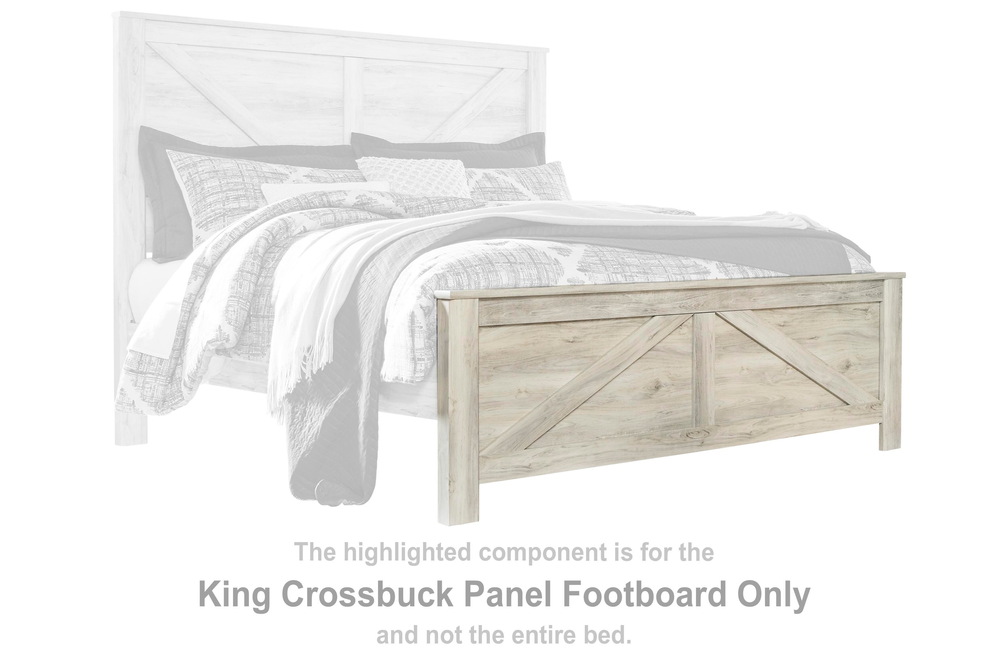 Bellaby King Crossbuck Panel Footboard, , large