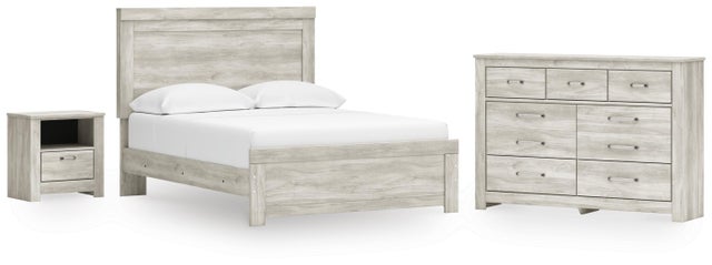 Bellaby Queen Panel Bed with Dresser and Nightstand