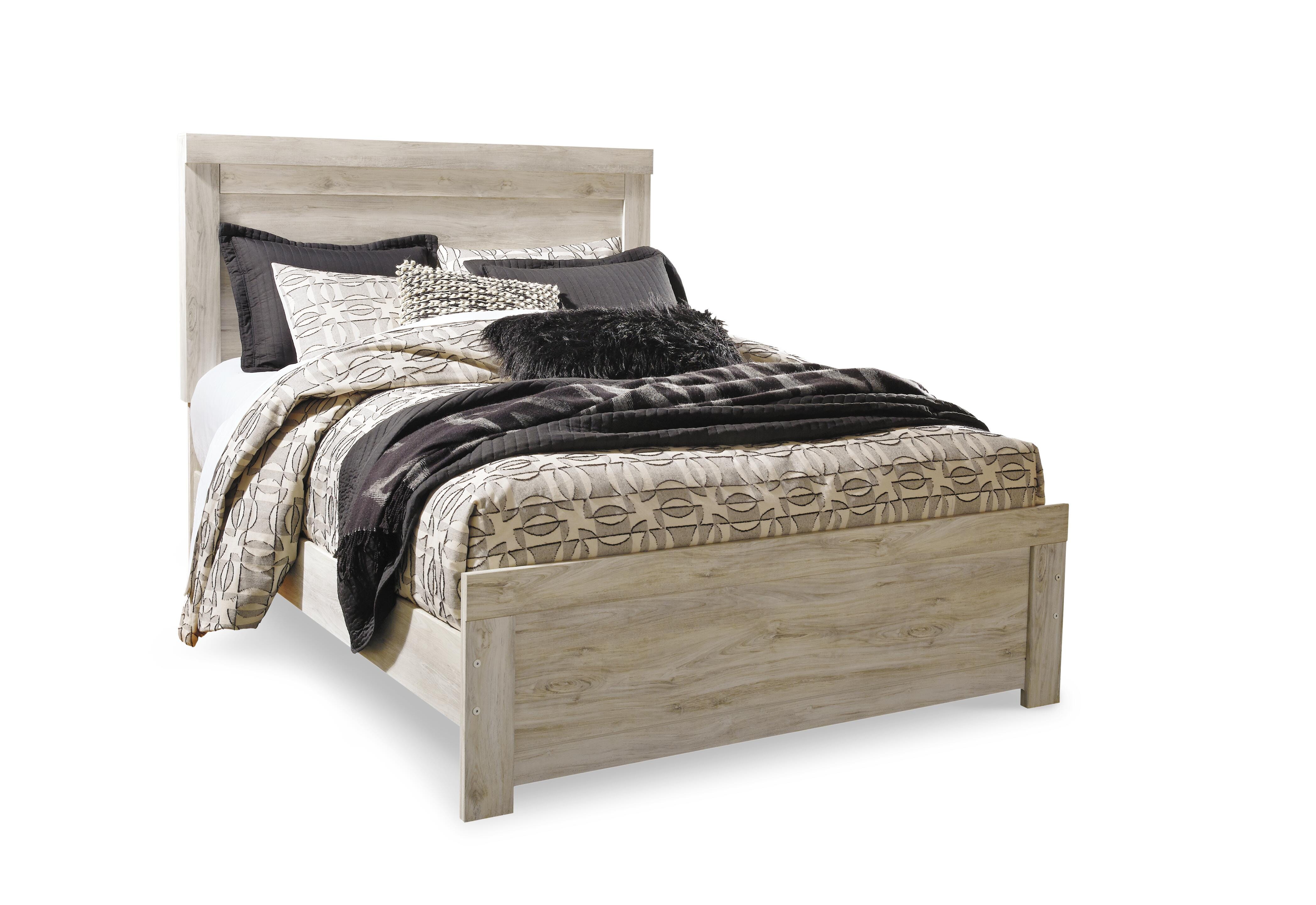 Bellaby Queen Panel Bed with Dresser, Whitewash, large