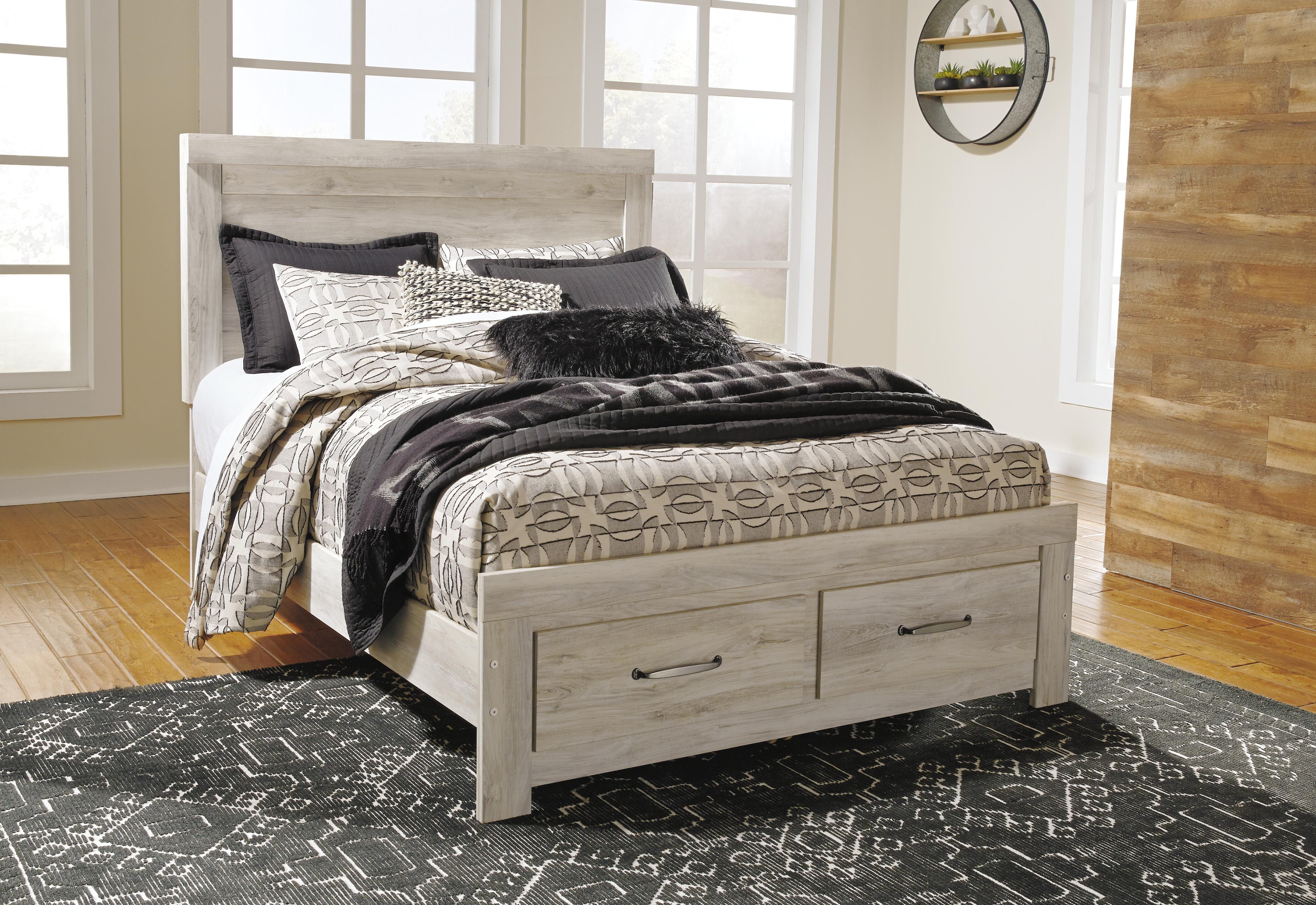 Bellaby Queen Platform Bed with 2 Storage Drawers - image 1