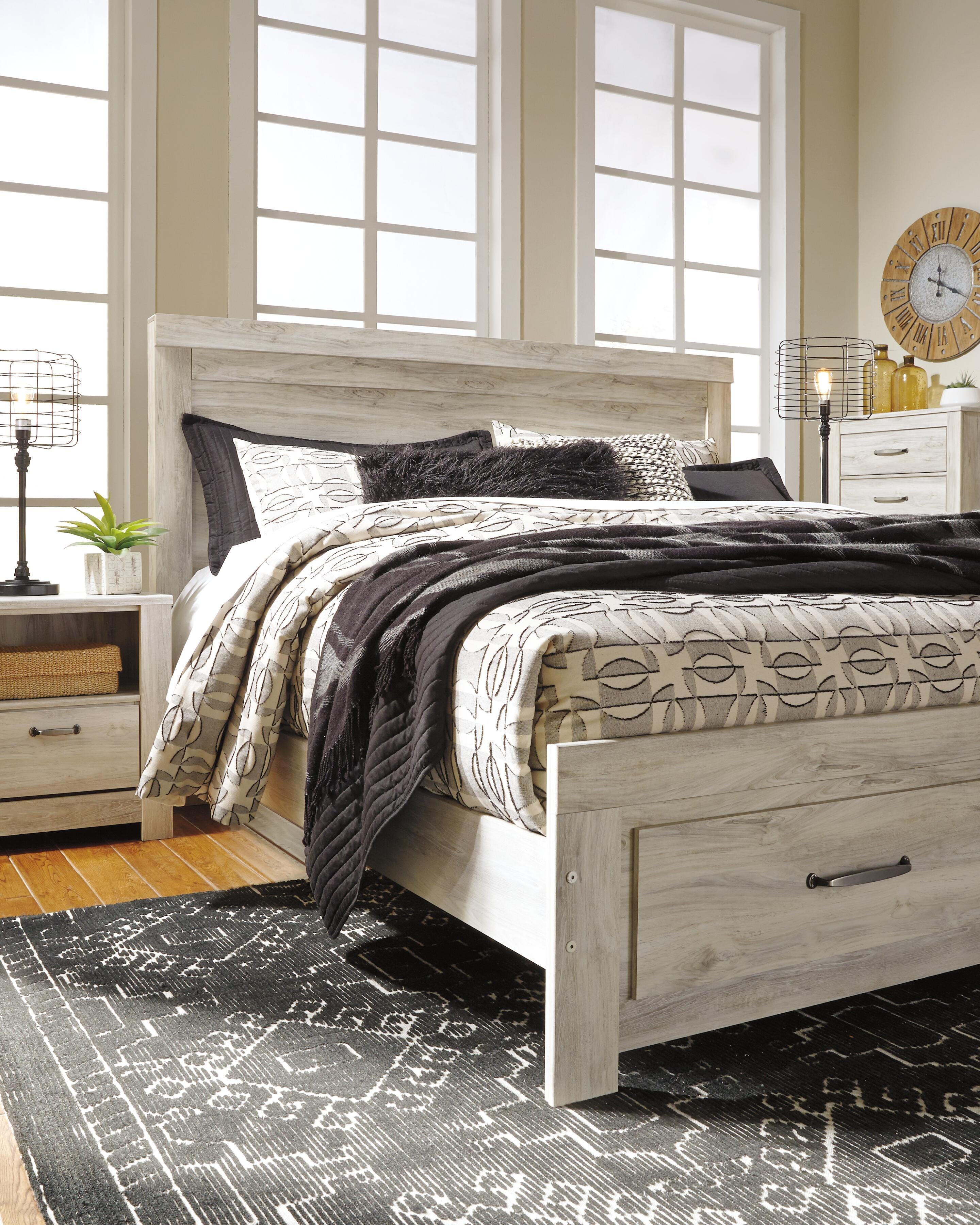 Bellaby Queen Panel Bed with 2 Nightstands, , large
