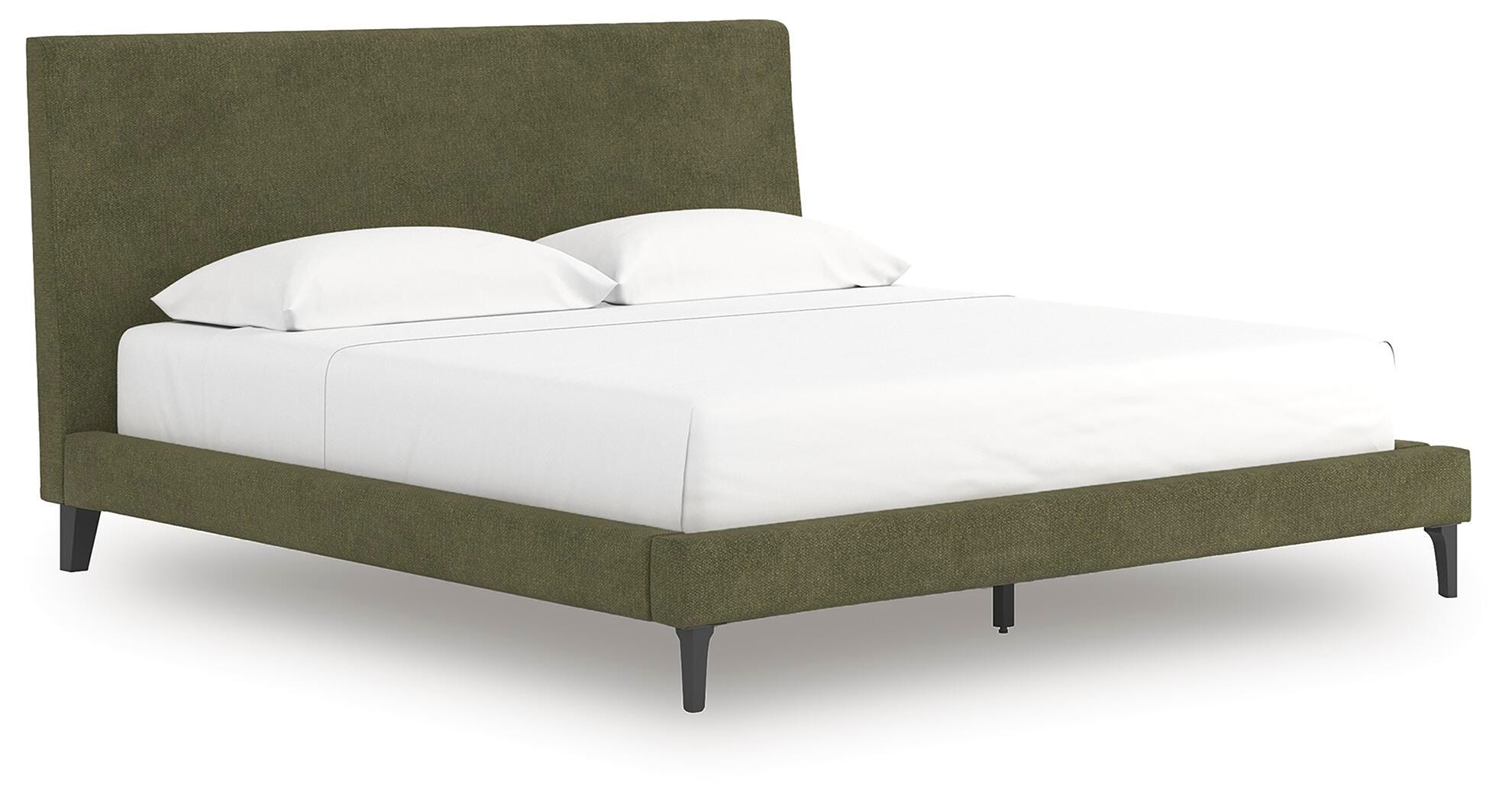 Zadilyn King Upholstered Bed with Roll Slats, , large