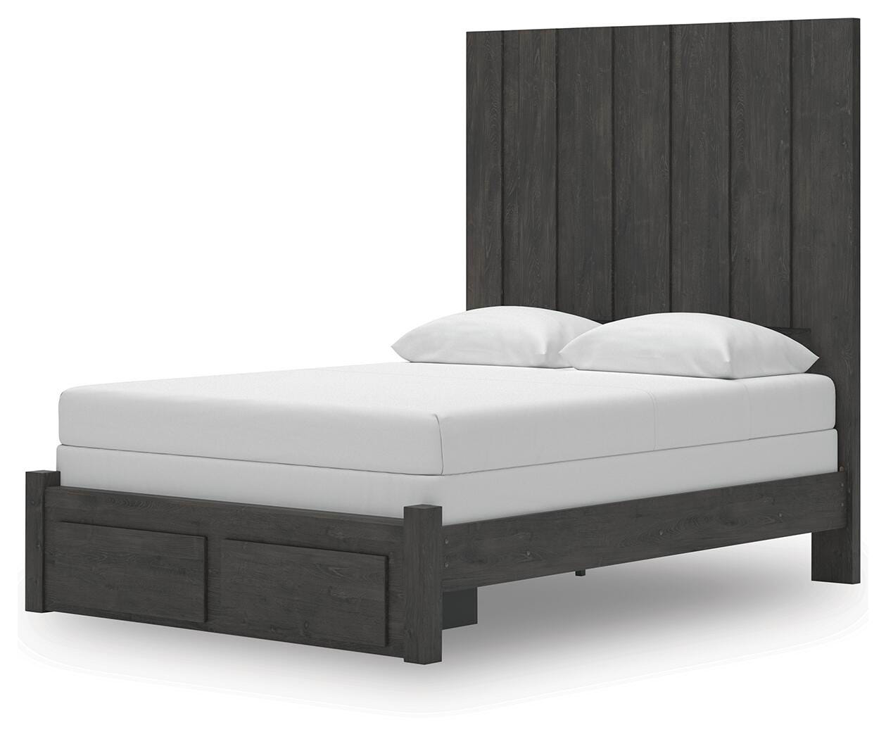 Cama de almacenamiento con panel Queen Parlayon - image 2