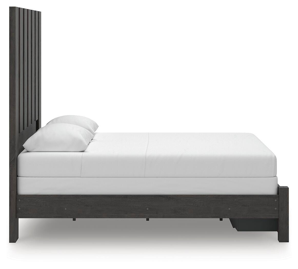 Cama de almacenamiento con panel Queen Parlayon - image 9