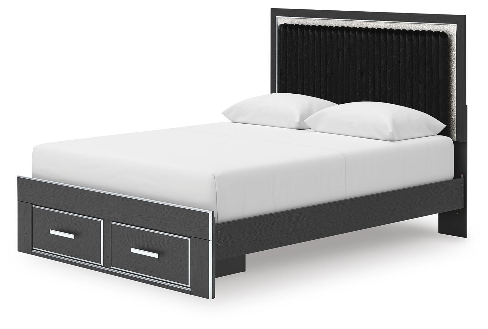 Birmonton Queen Upholstered Panel Platform Storage Bed - image 4