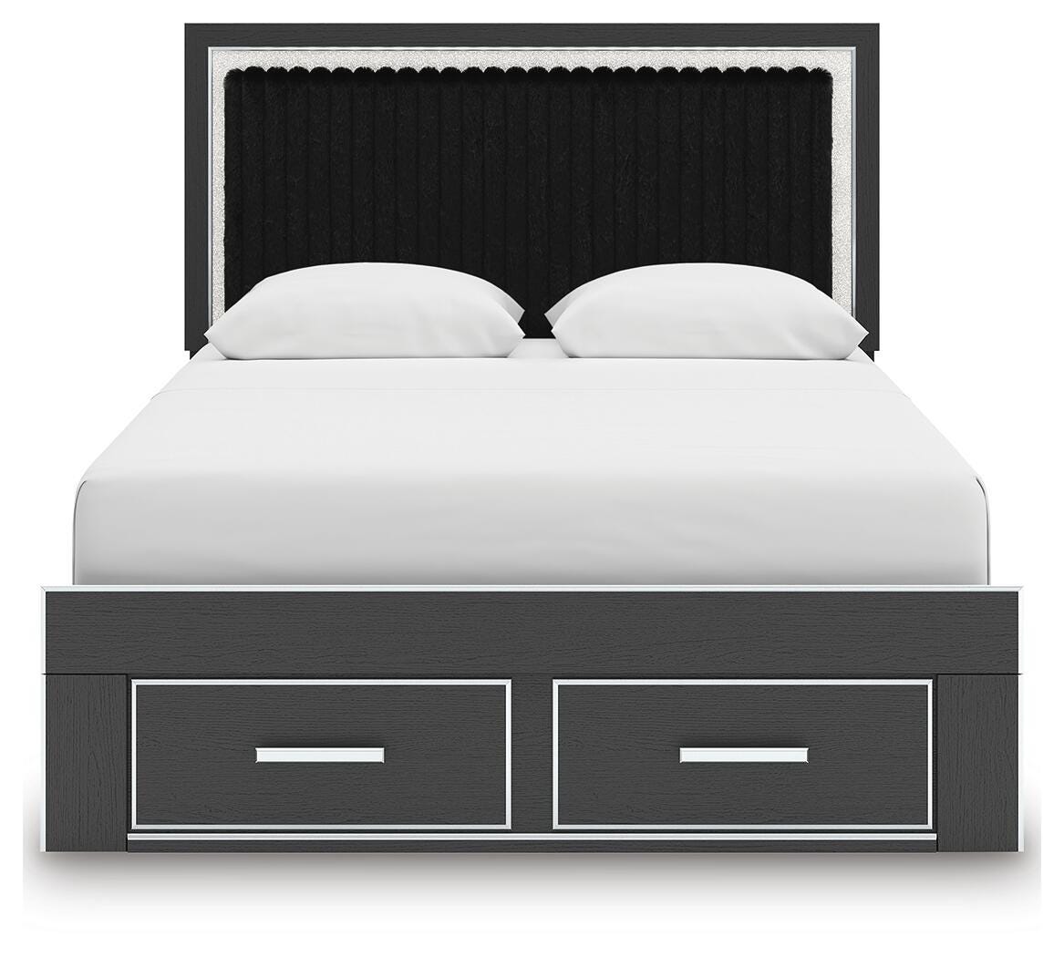 Birmonton Queen Upholstered Panel Platform Storage Bed - image 6