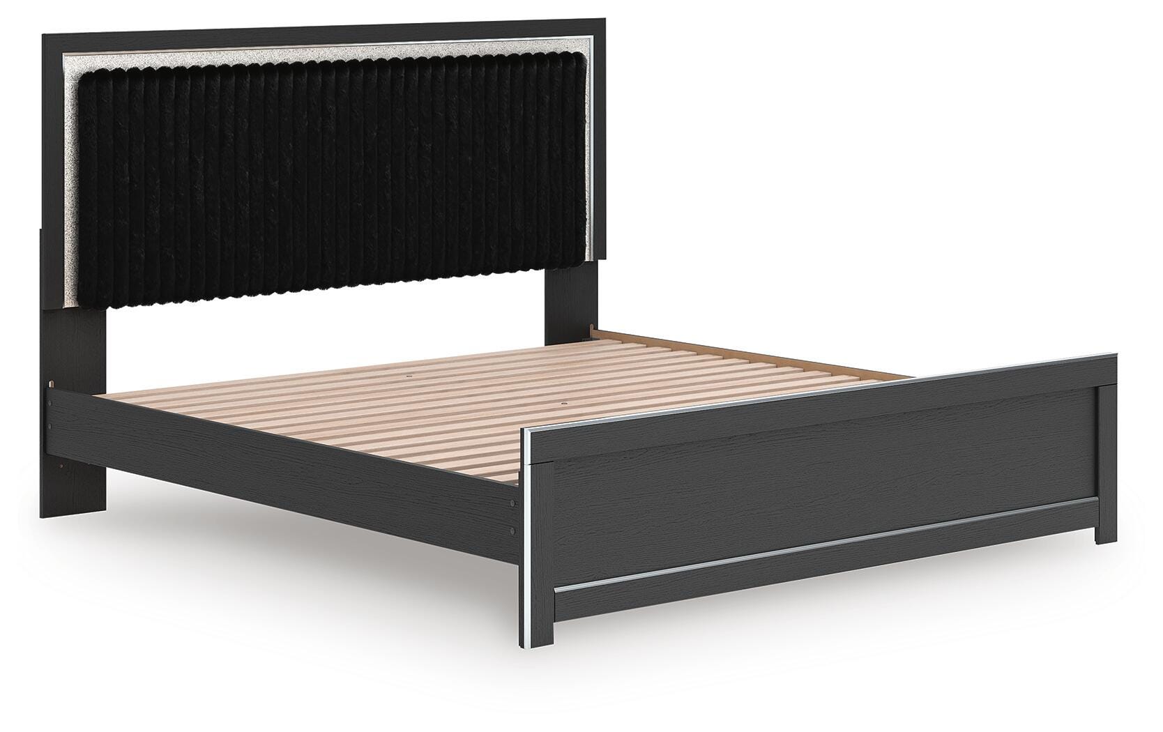 Cama de plataforma tapizada Birmonton King - image 3