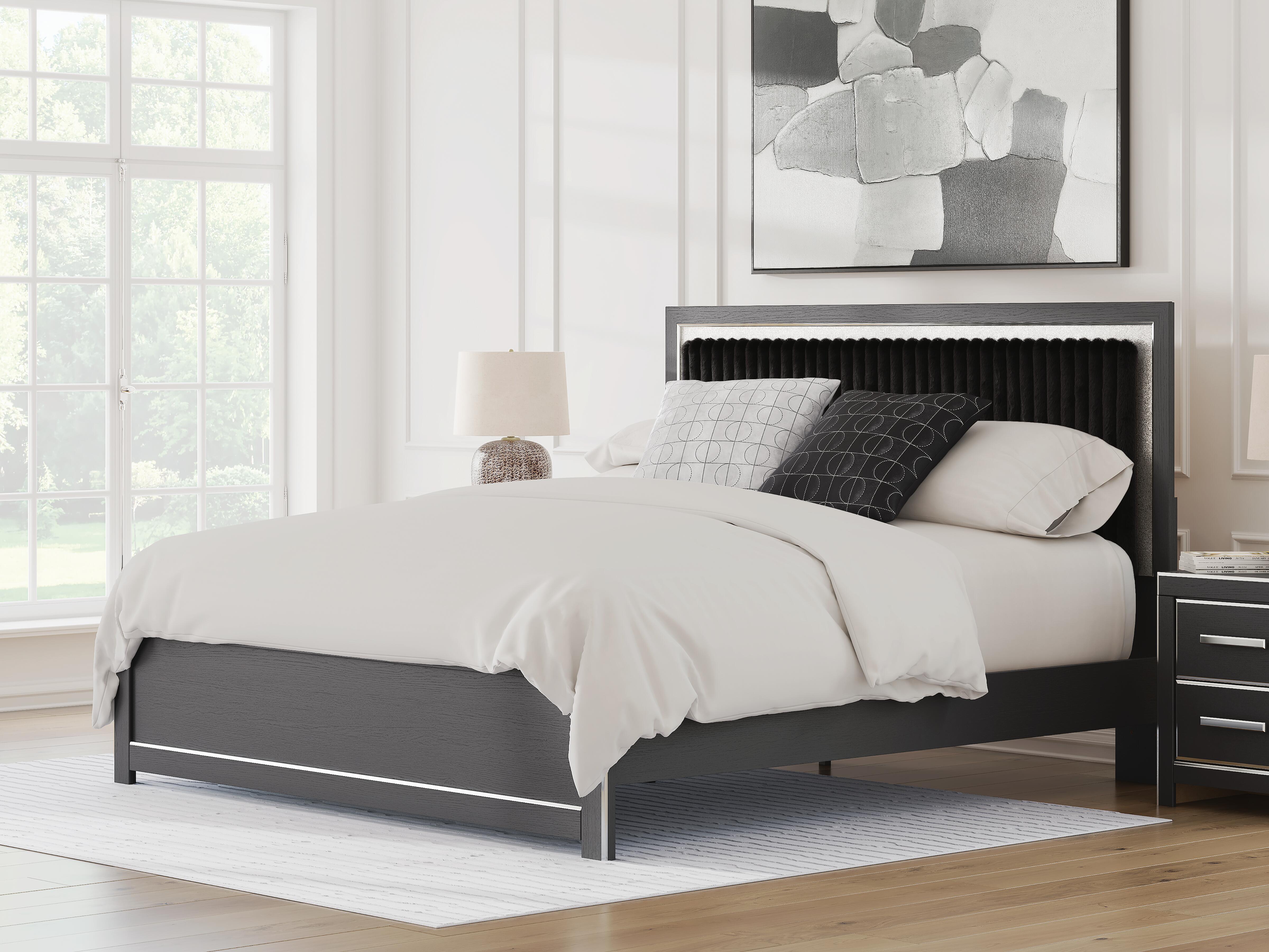 Cama de plataforma tapizada Birmonton King - image 2