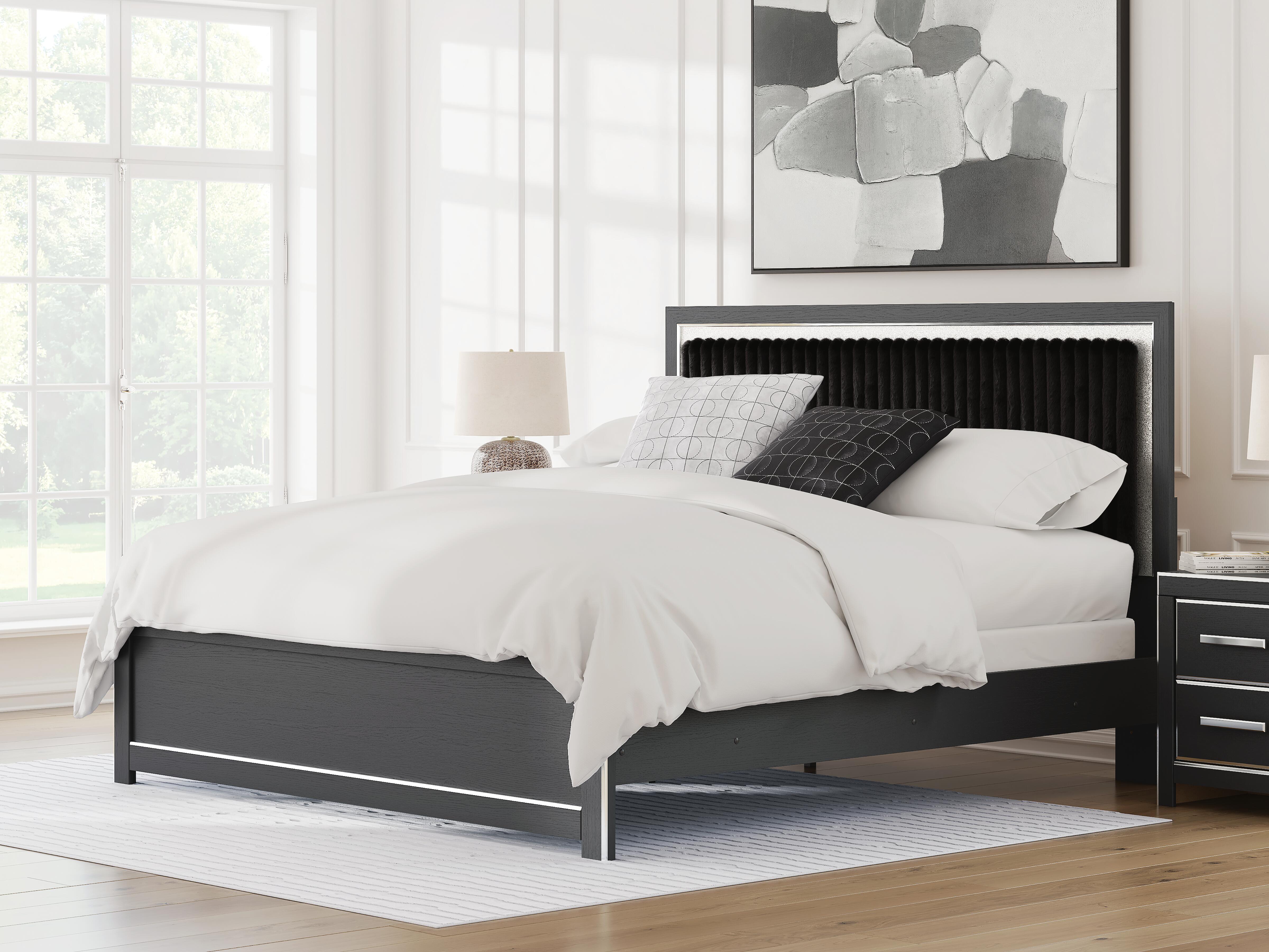 Birmonton King Upholstered Panel Bed - image 2