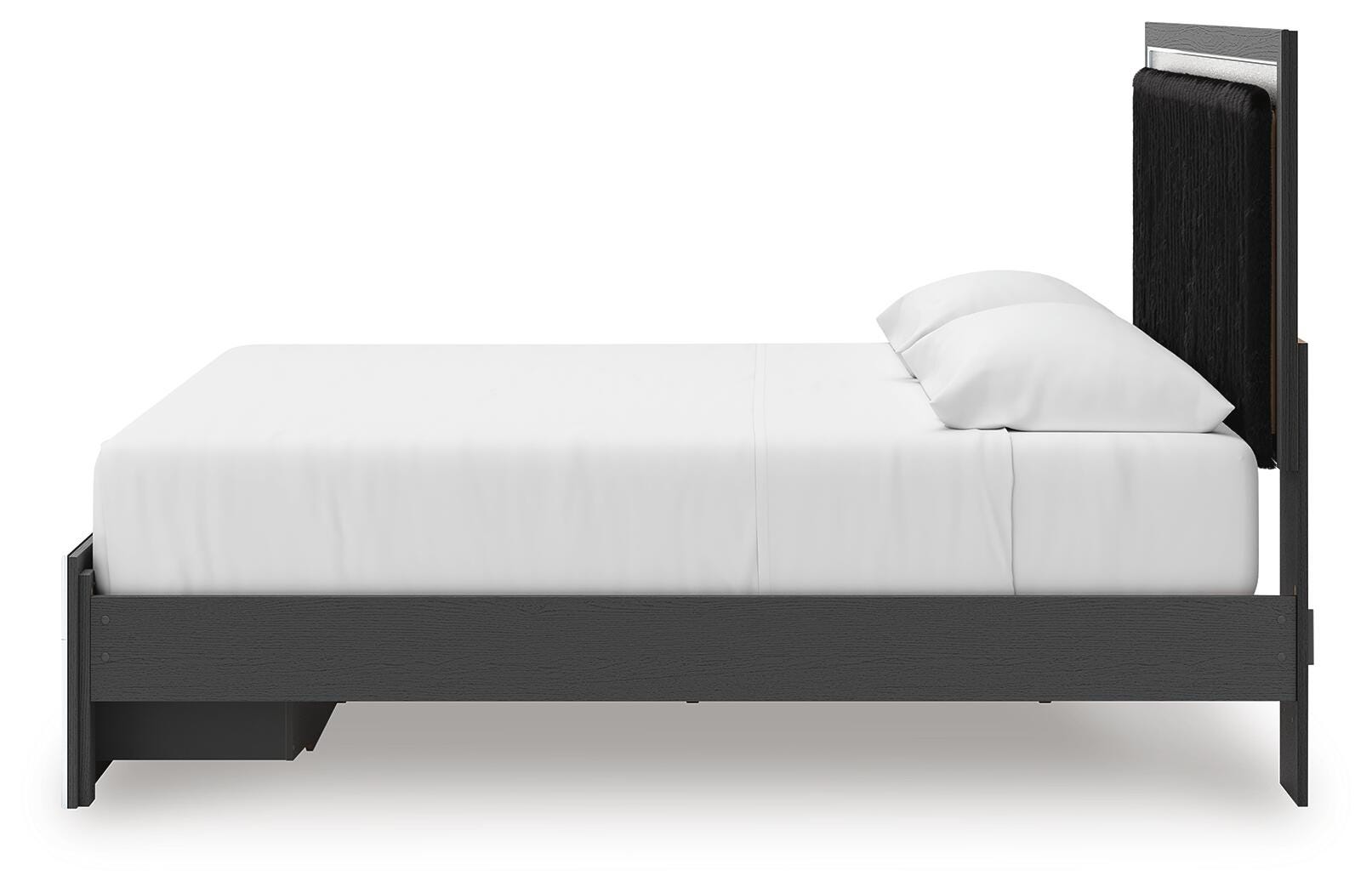 Cama King Birmonton con almacenaje, cómoda, espejo, chiffonier y mesita de noche - image 23