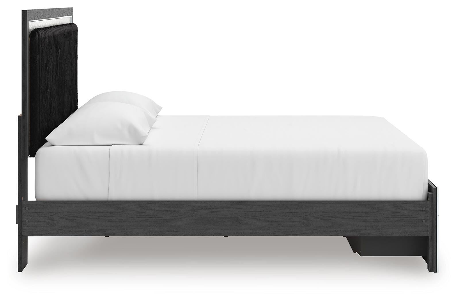 Cama King Birmonton con almacenaje, cómoda, espejo, chiffonier y mesita de noche - image 21