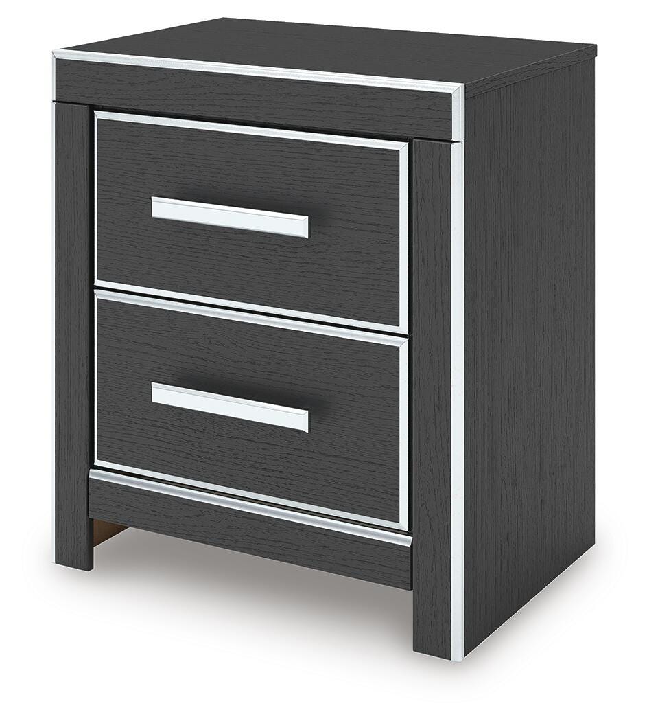 Cama, cómoda y mesita de noche tapizadas Birmonton King - image 23