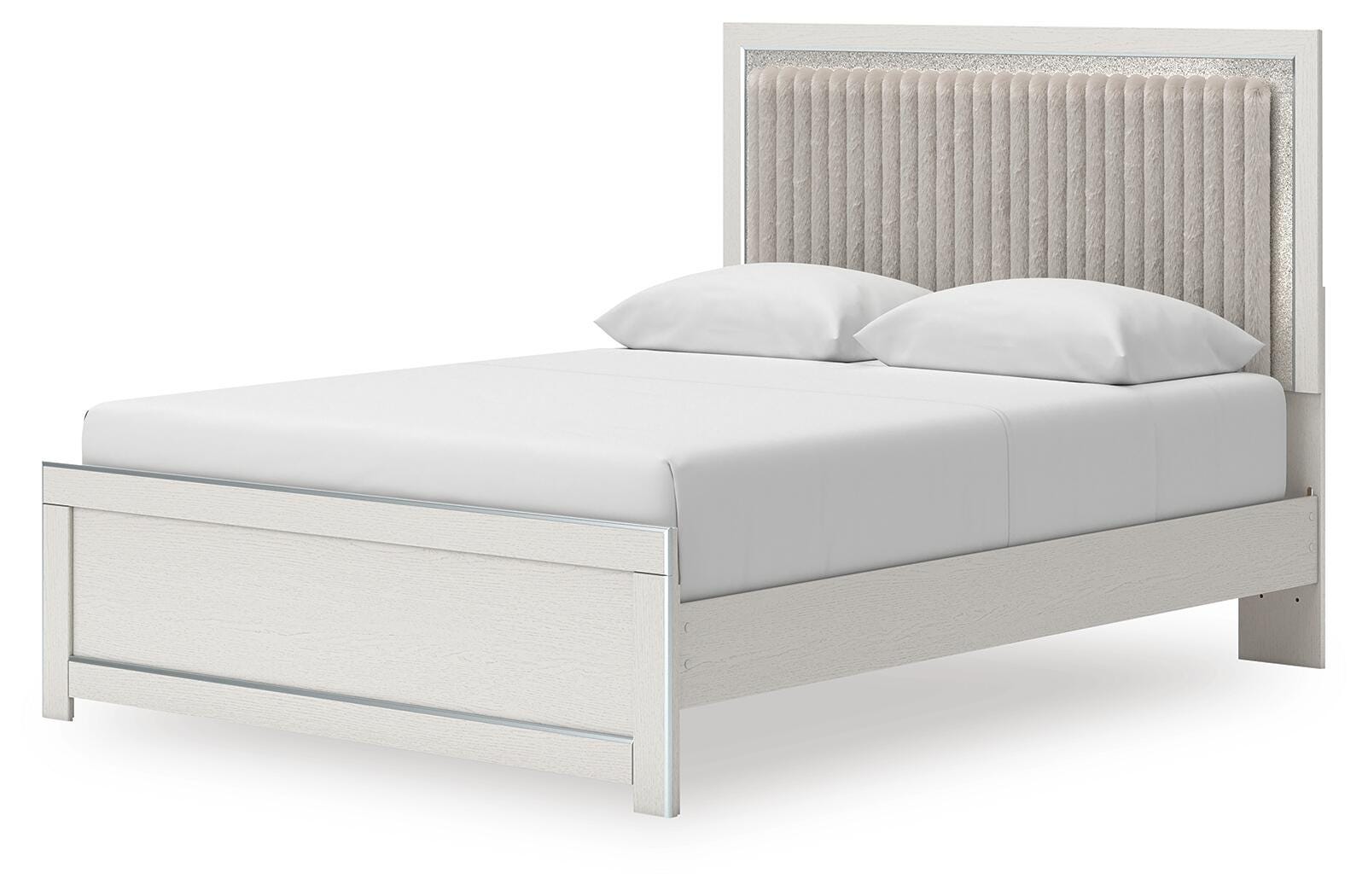 Birmonton Queen Upholstered Panel Platform Bed - image 4