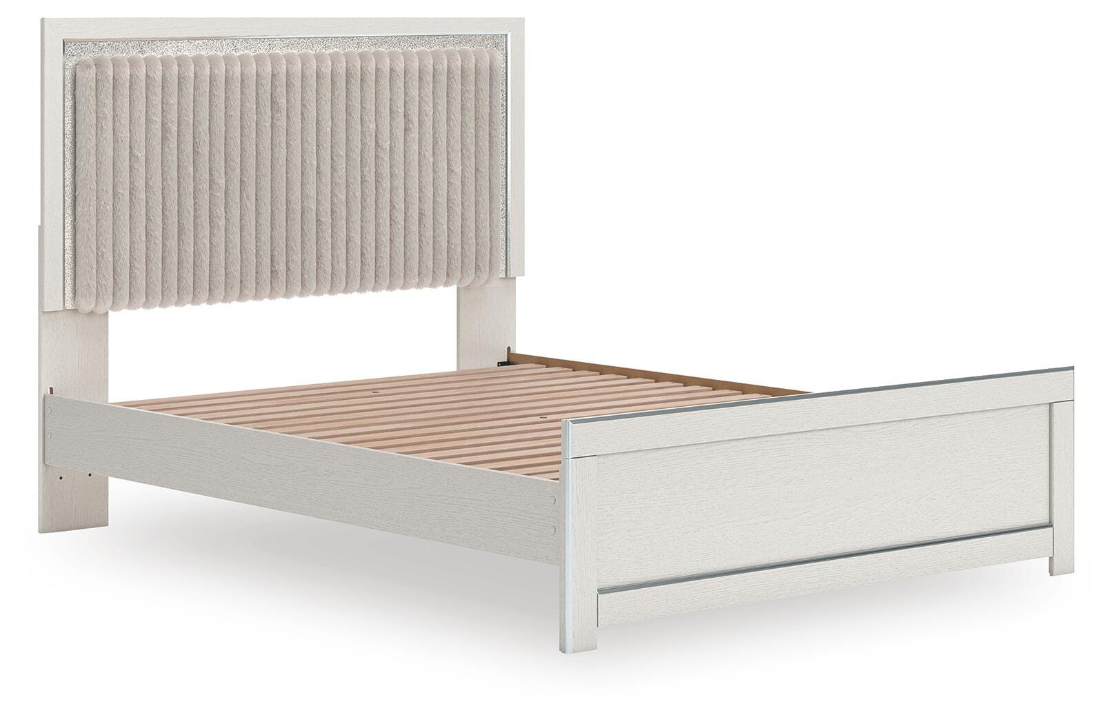 Birmonton Queen Upholstered Panel Platform Bed - image 3