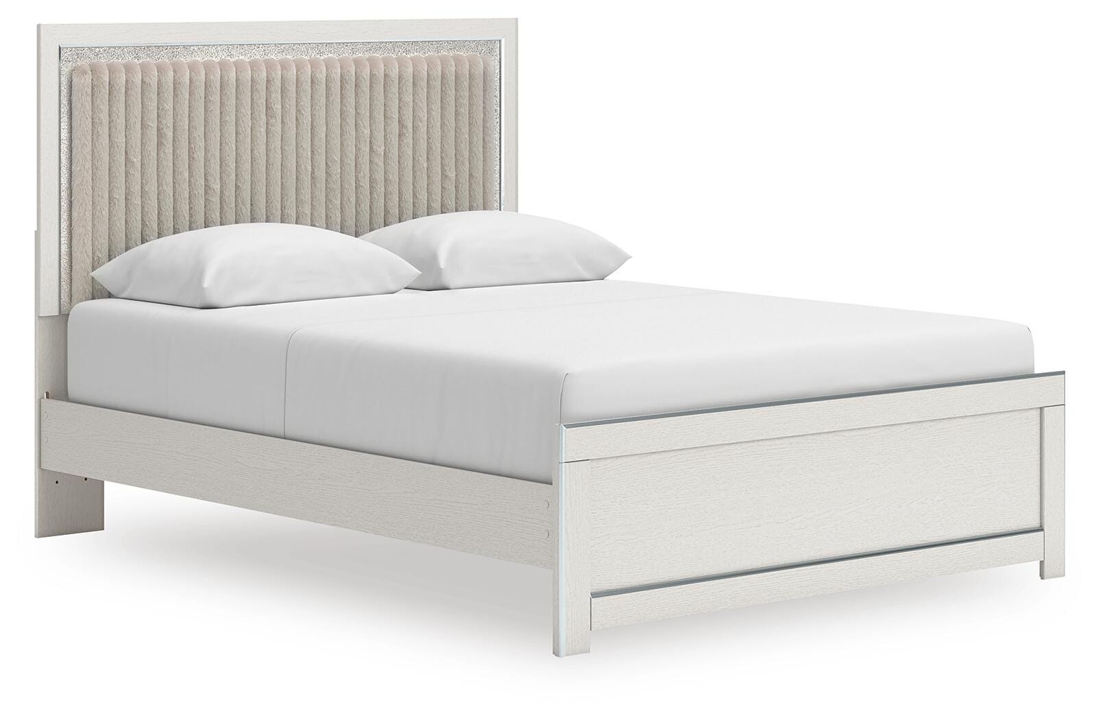 Birmonton Queen Upholstered Panel Platform Bed - image 2